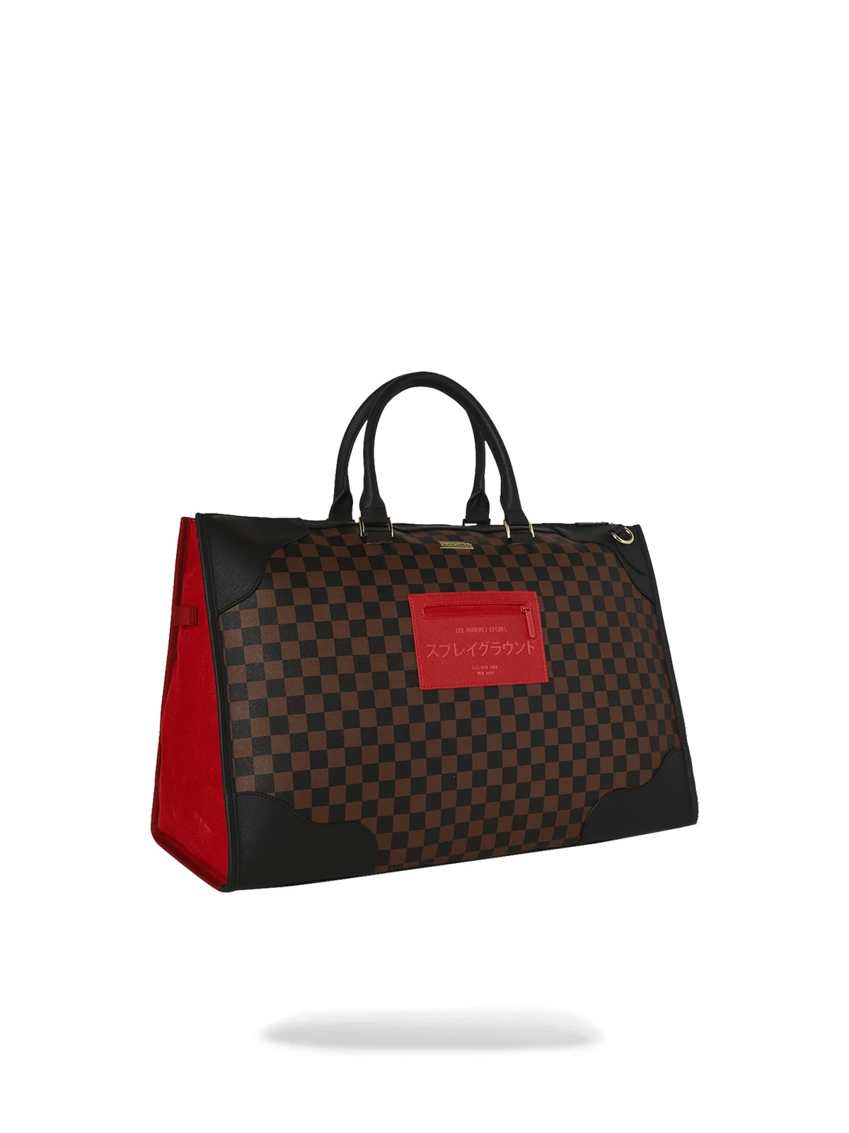 SPRAYGROUND Borsa Unisex adulto RED REDEMPTION PYRAMID DUFFLE 910D8901NSZ Marrone - Image 2