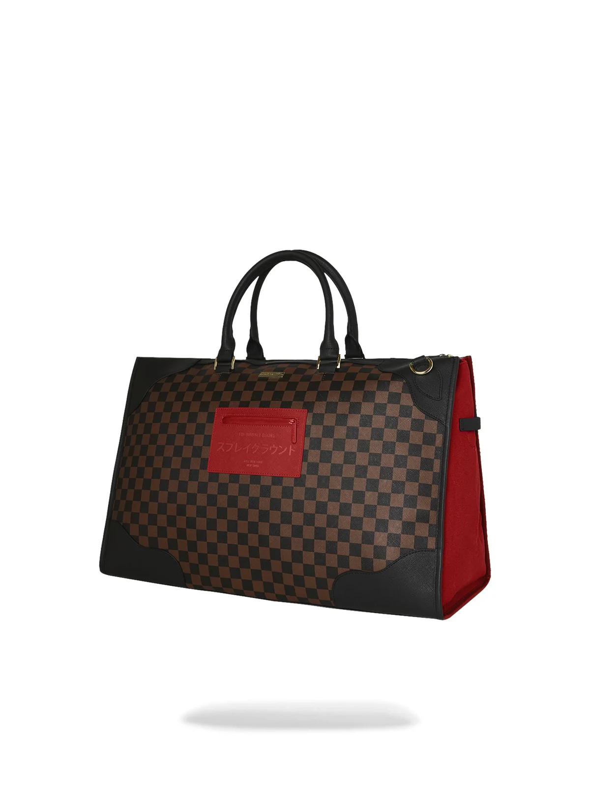 SPRAYGROUND Borsa Unisex adulto RED REDEMPTION PYRAMID DUFFLE 910D8901NSZ Marrone - Image 3