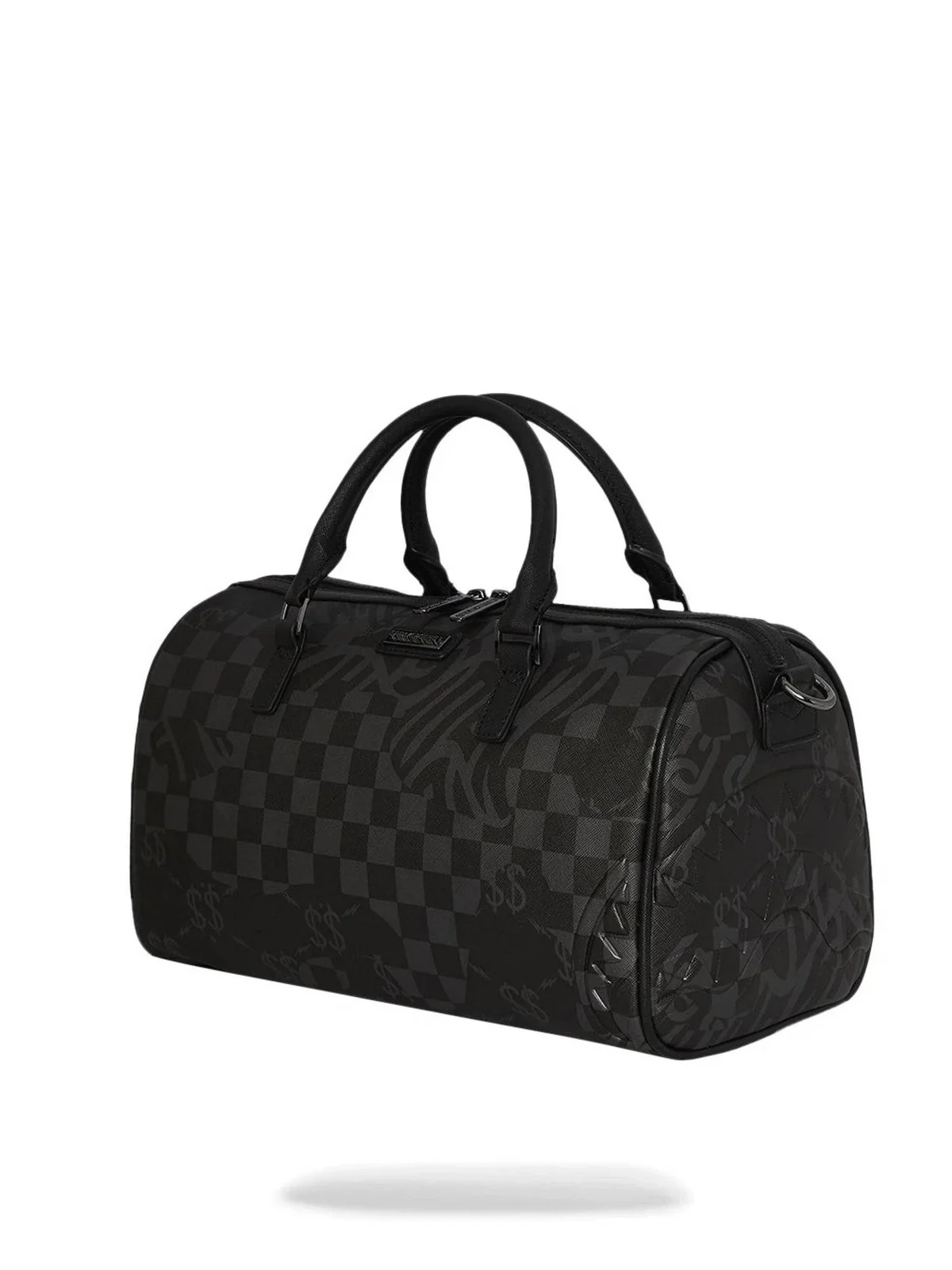SPRAYGROUND Borsa Uomo 3AM CHECK MINI DUFFEL 910D7503NSZ Grigio - Image 2