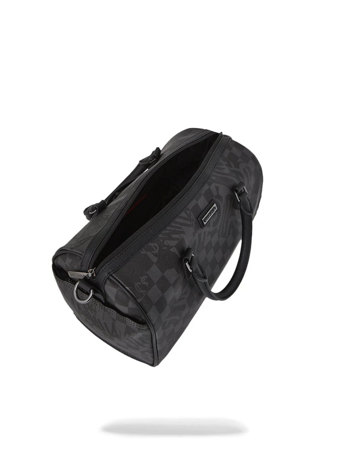 SPRAYGROUND Borsa Uomo 3AM CHECK MINI DUFFEL 910D7503NSZ Grigio - Image 5
