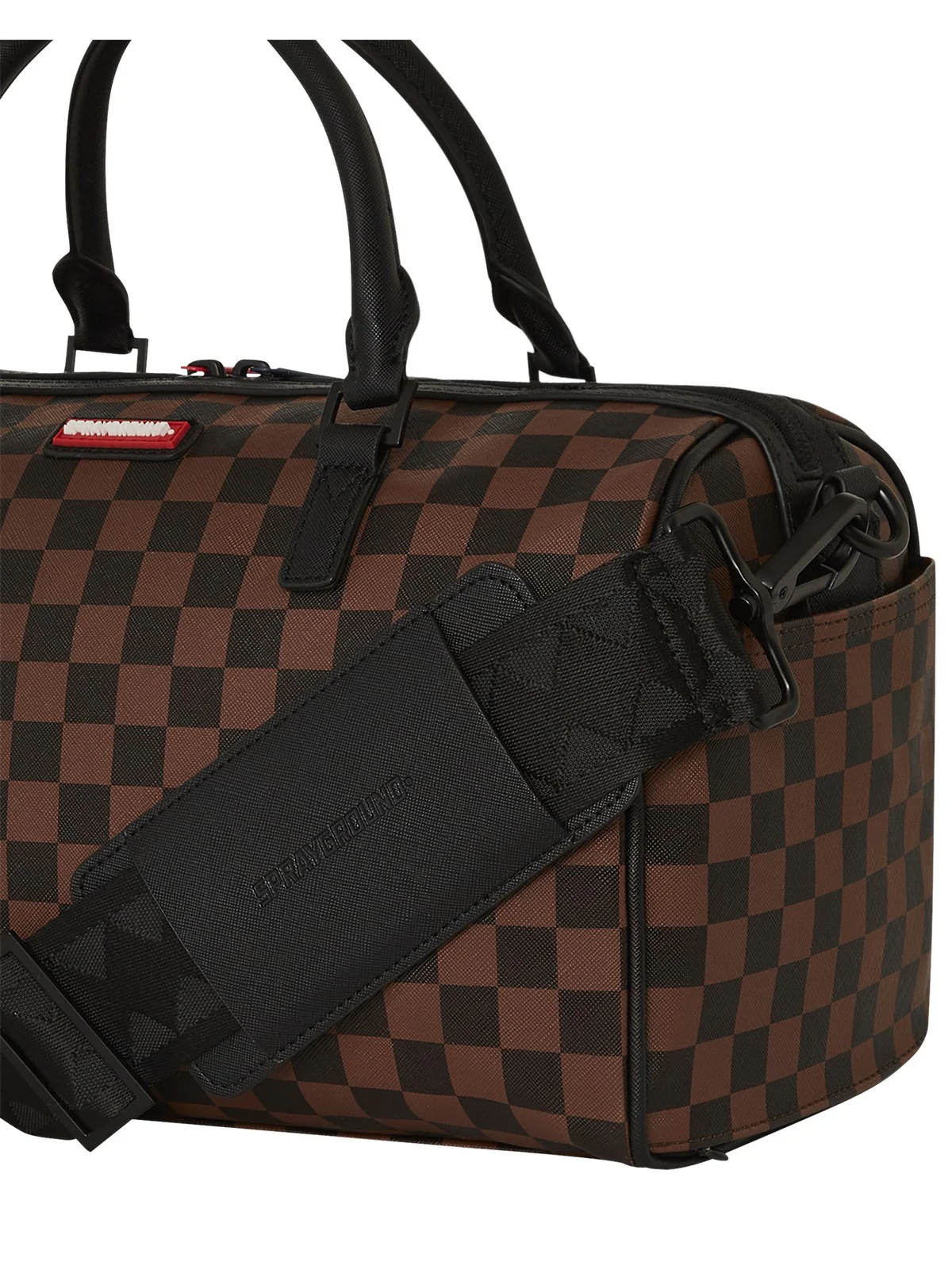 SPRAYGROUND Borsa Uomo MACHINE FRANCAISE MINI DUFFEL 910D7491NSZ Marrone - Image 5