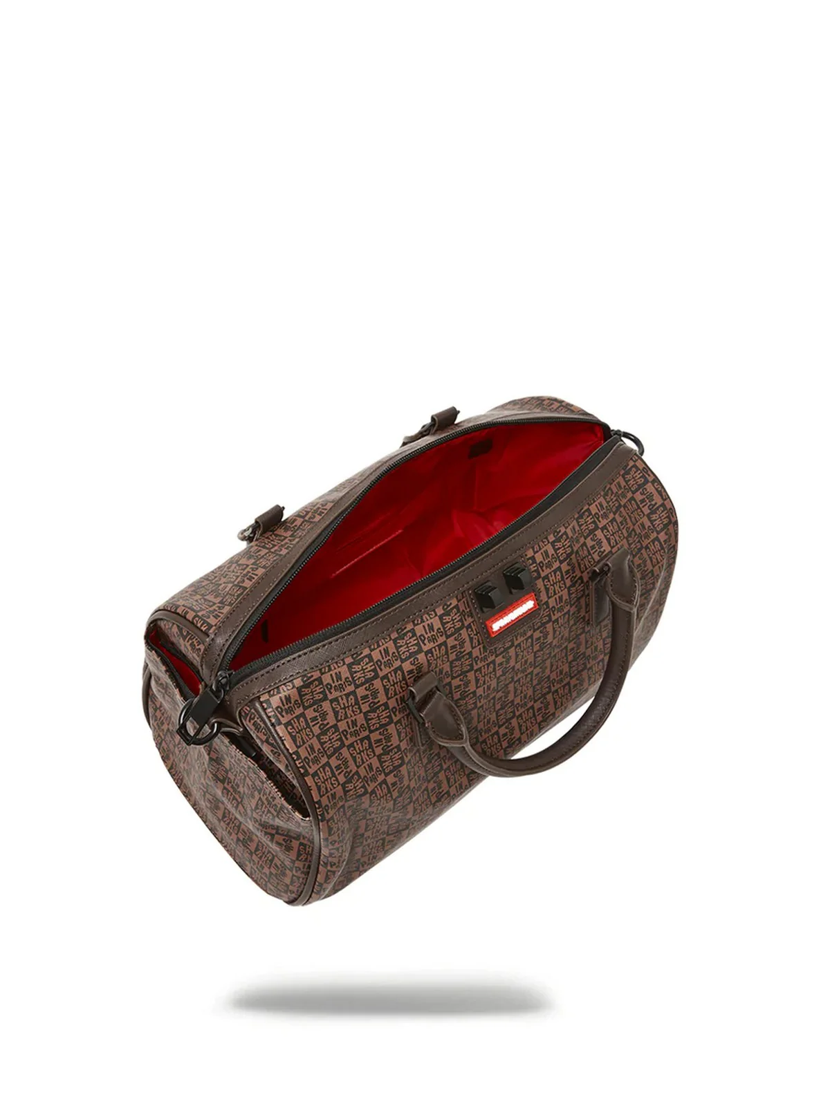 SPRAYGROUND Borsa Uomo Sharks in paris 910D4956NSZ Marrone - Image 6