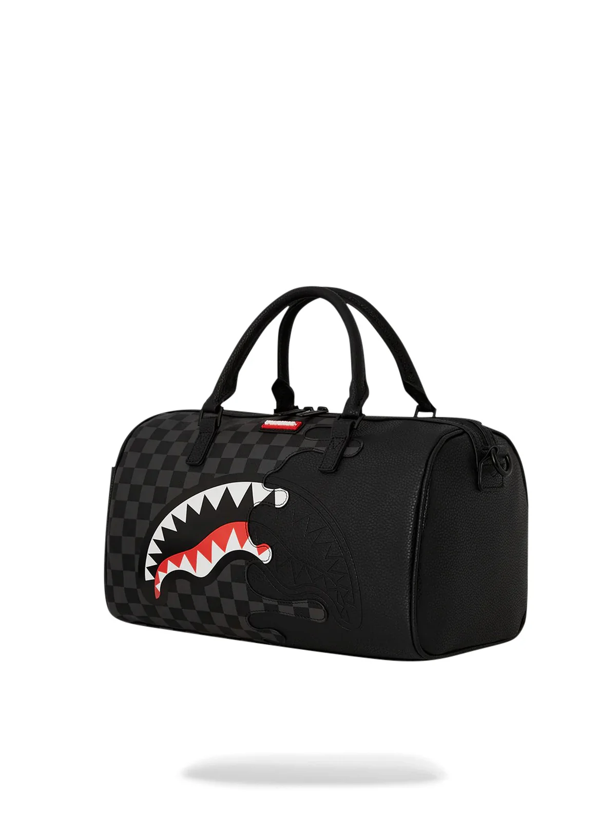 SPRAYGROUND Borsa Uomo UNFINISHED SHARK MINI DUFFEL 910D7481NSZ Grigio - Image 10