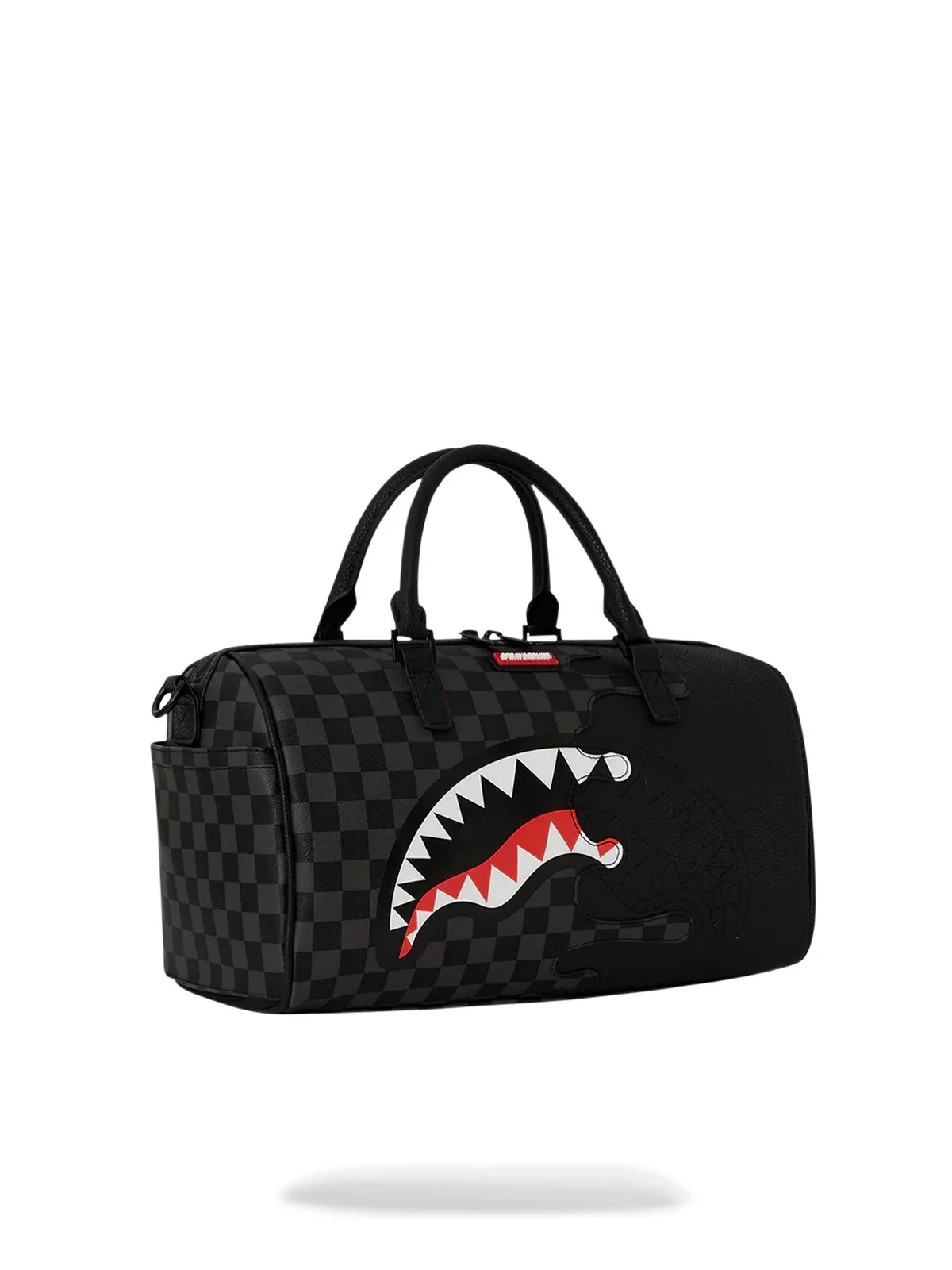 SPRAYGROUND Borsa Uomo UNFINISHED SHARK MINI DUFFEL 910D7481NSZ Grigio - Image 2