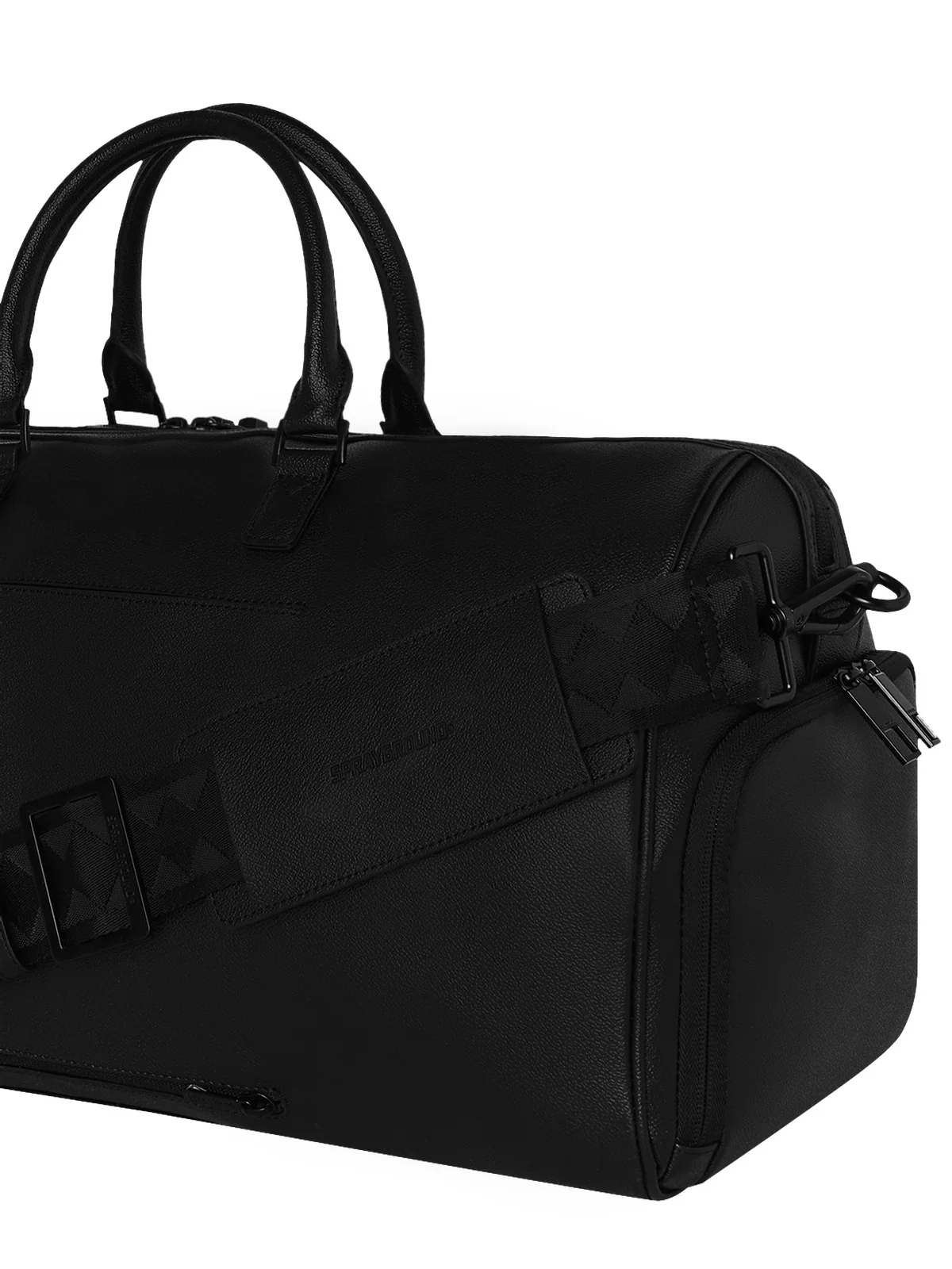 SPRAYGROUND Borsone Unisex adulto GOLD BRICK LUX LARGE DUFFLE 910D9040NSZ Nero - Image 5