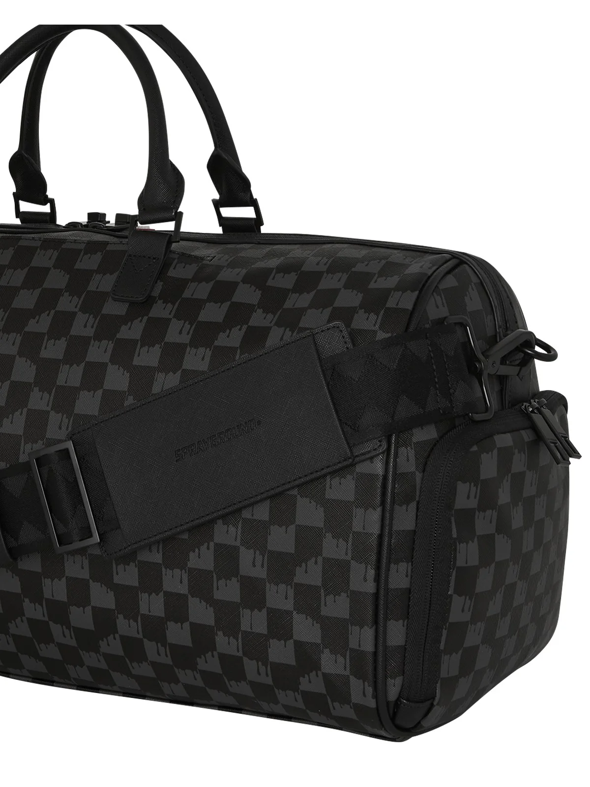 SPRAYGROUND Borsone Uomo DRIPPING SHARKS IN PARIS DUFFLE 910D7966NSZ Nero - Image 5