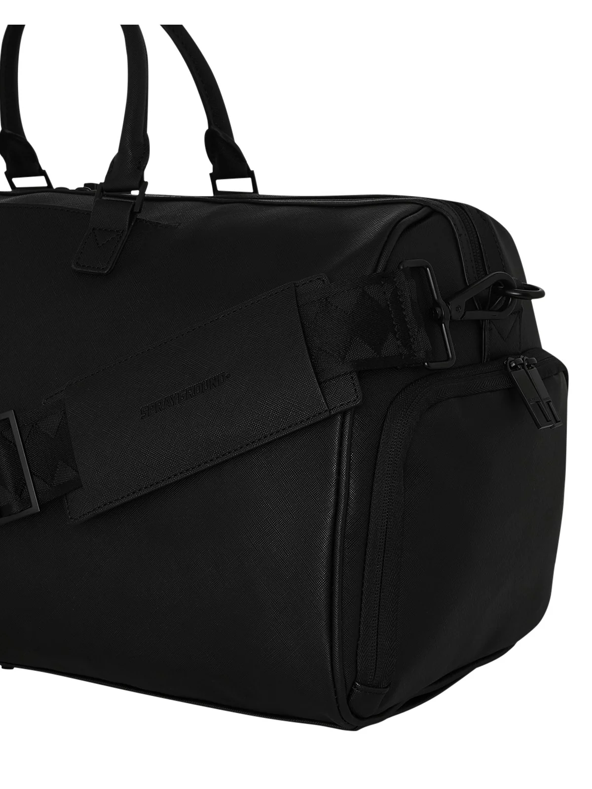 SPRAYGROUND Borsone Uomo FLY KNIT MOUTH DUFFLE 910D8025NSZ Nero - Image 4