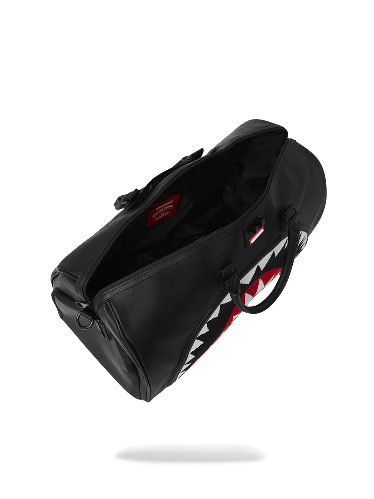 SPRAYGROUND Borsone Uomo FLY KNIT MOUTH DUFFLE 910D8025NSZ Nero - Image 6