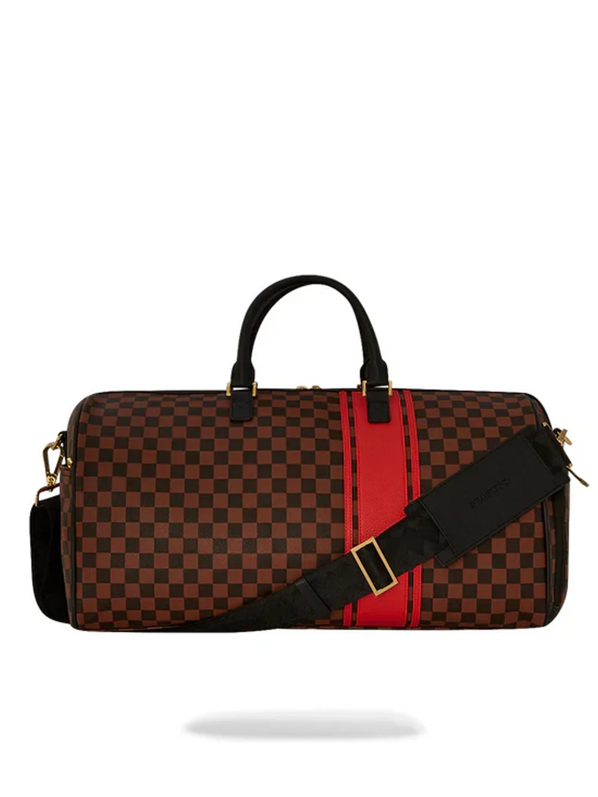 SPRAYGROUND Borsone Uomo HENNY RACEWAY LARGE DUFFLE 910D6499NSZ Marrone - Image 2