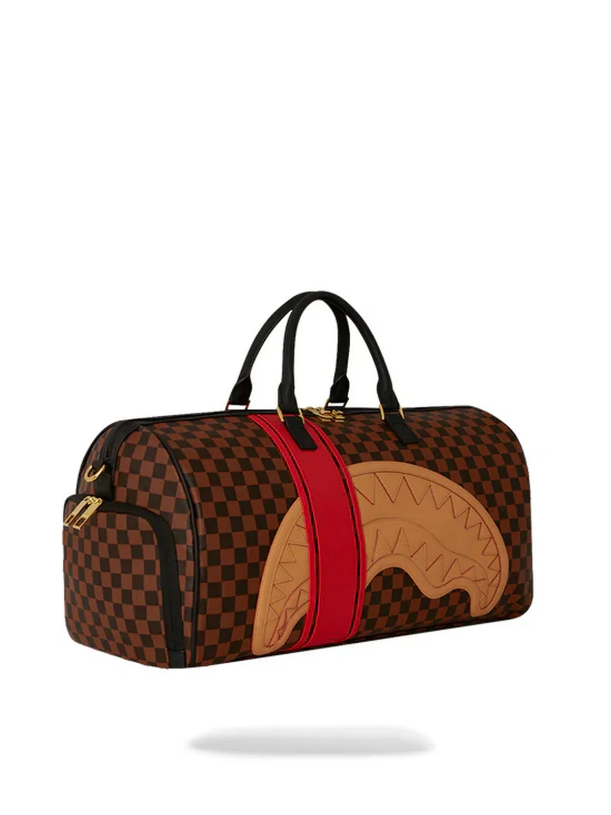 SPRAYGROUND Borsone Uomo HENNY RACEWAY LARGE DUFFLE 910D6499NSZ Marrone - Image 4