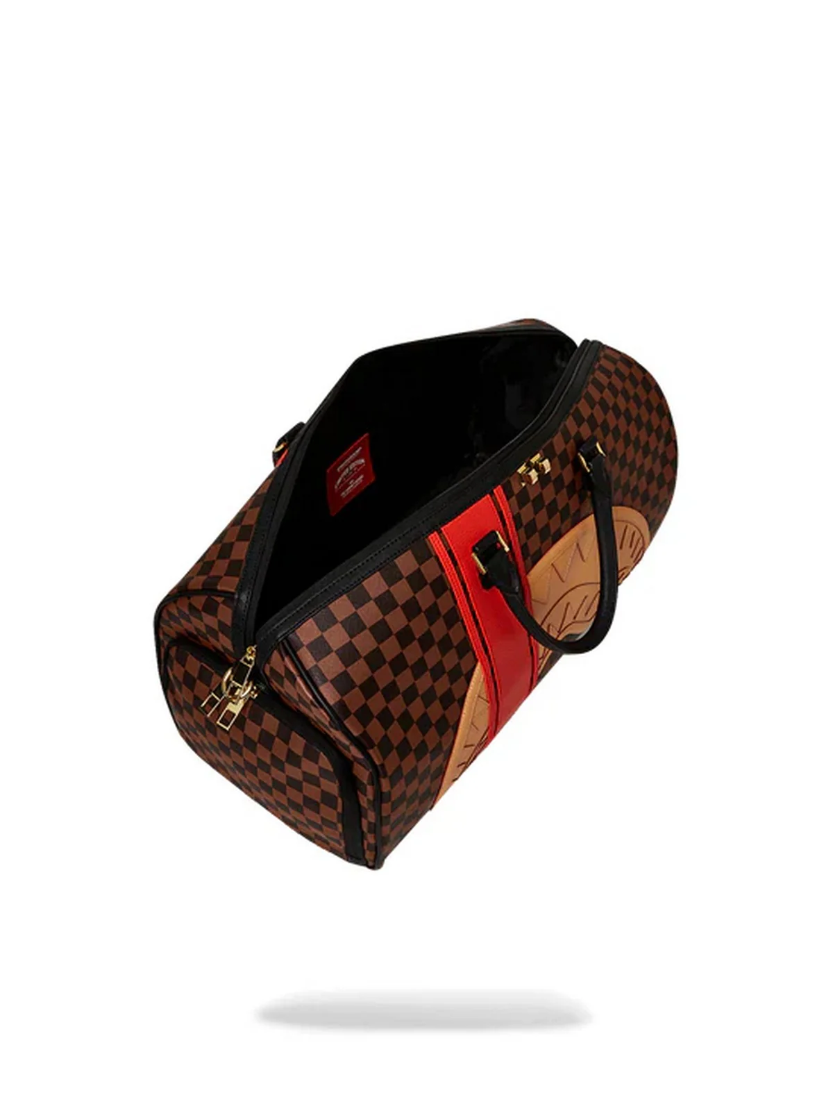 SPRAYGROUND Borsone Uomo HENNY RACEWAY LARGE DUFFLE 910D6499NSZ Marrone - Image 7