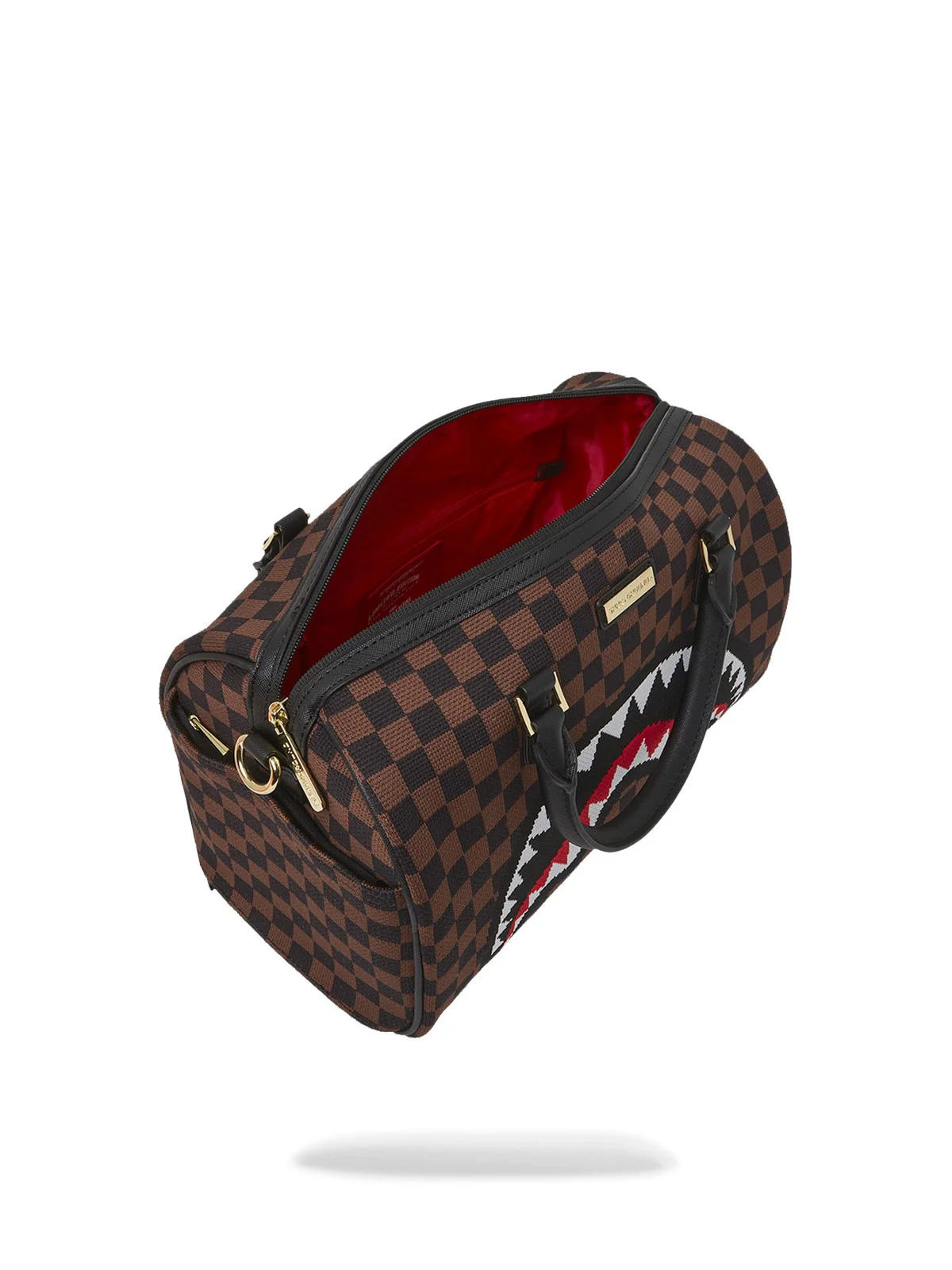 SPRAYGROUND Borsone Uomo KNIT SHARKS IN PARIS 2.0 DUFFLE 910D6840NSZ Marrone - Image 6