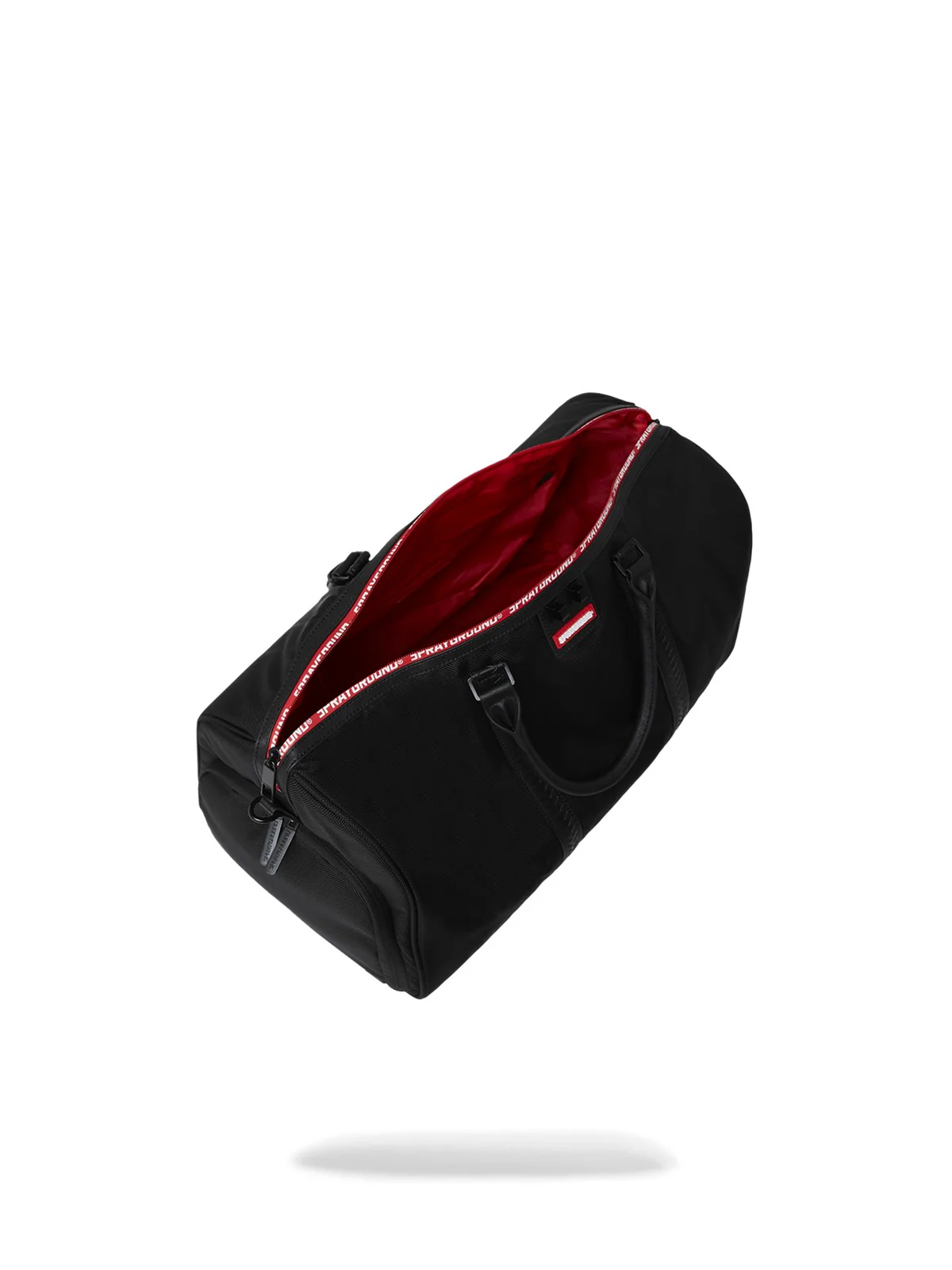 SPRAYGROUND Borsone Uomo PRINTED ZIPPER SHARK DUFFLE 910D7880NSZ Nero - Image 6