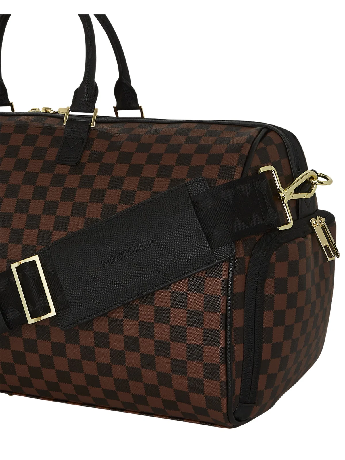 SPRAYGROUND Borsone Uomo SAWTOOTH SHARKS IN PARIS DUFFLE 910D7836NSZ MARRONE - Image 2