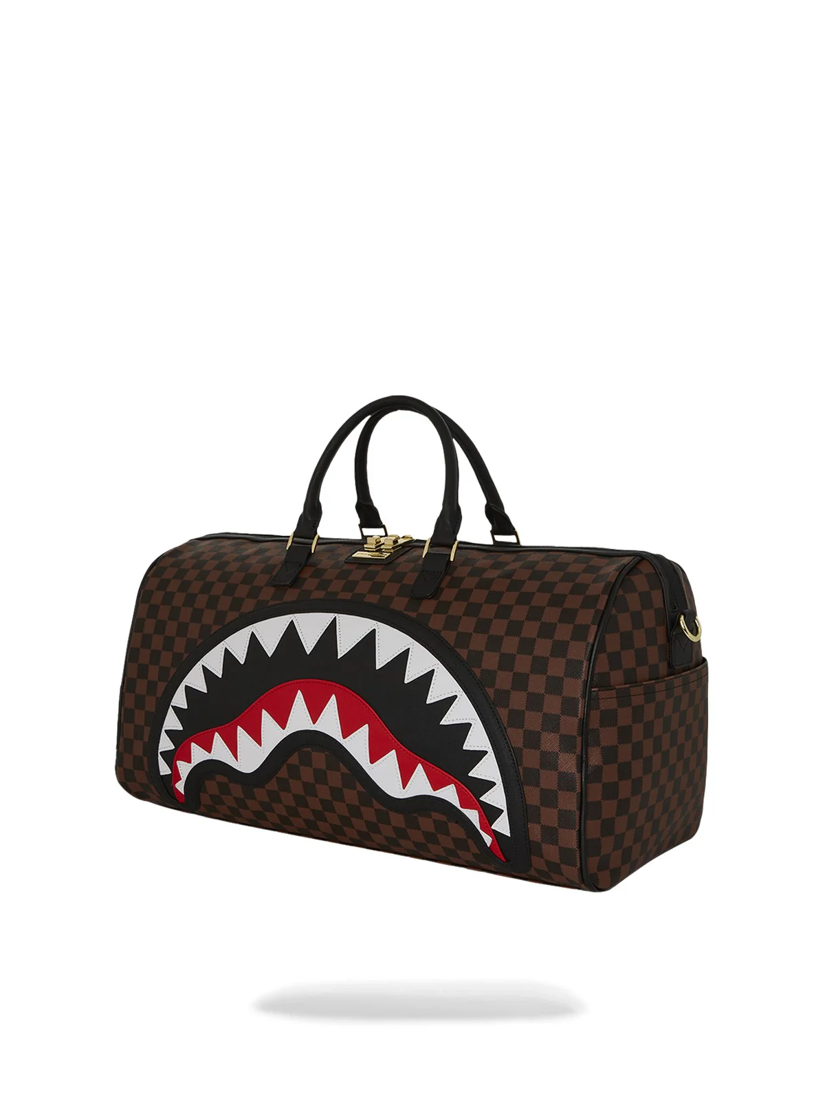 SPRAYGROUND Borsone Uomo SAWTOOTH SHARKS IN PARIS DUFFLE 910D7836NSZ MARRONE - Image 6
