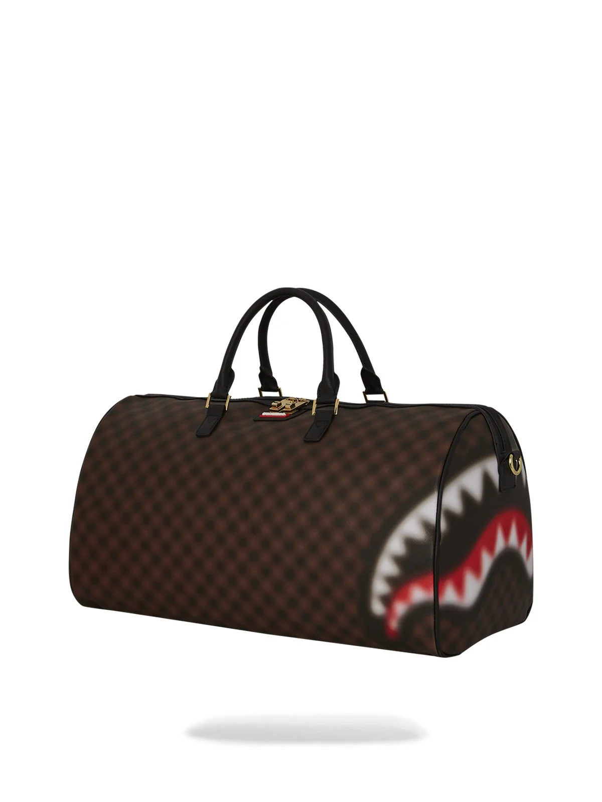 SPRAYGROUND Borsone Uomo SHARKS IN PARIS BLUR DUFFLE 910D6849NSZ Marrone - Image 3