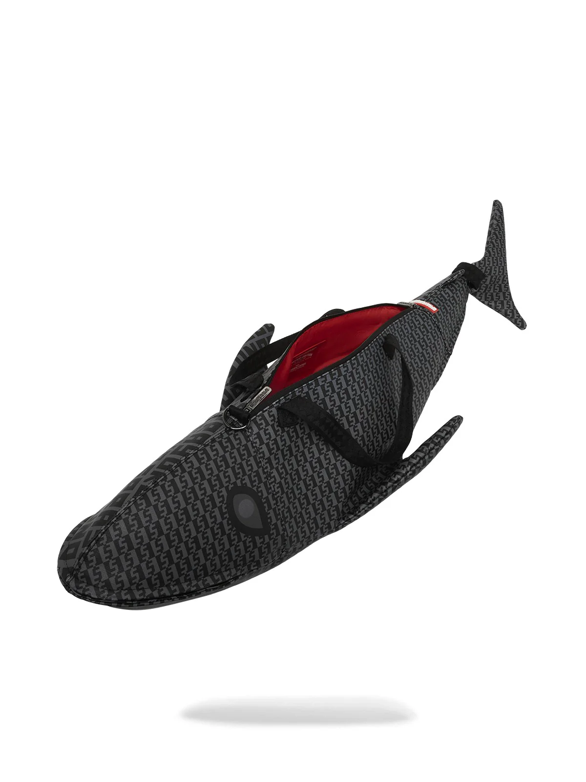 SPRAYGROUND Borsone Uomo Split infiniti check 910D5614NSZ Grigio - Image 5