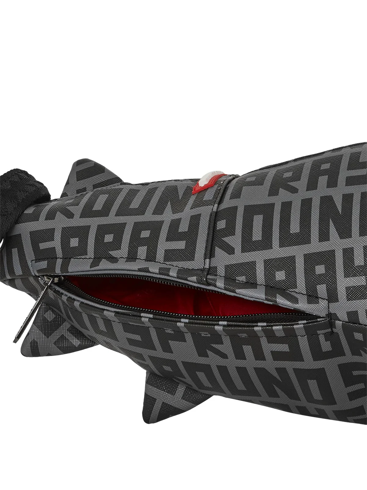 SPRAYGROUND Borsone Uomo Split infiniti check 910D5614NSZ Grigio - Image 7
