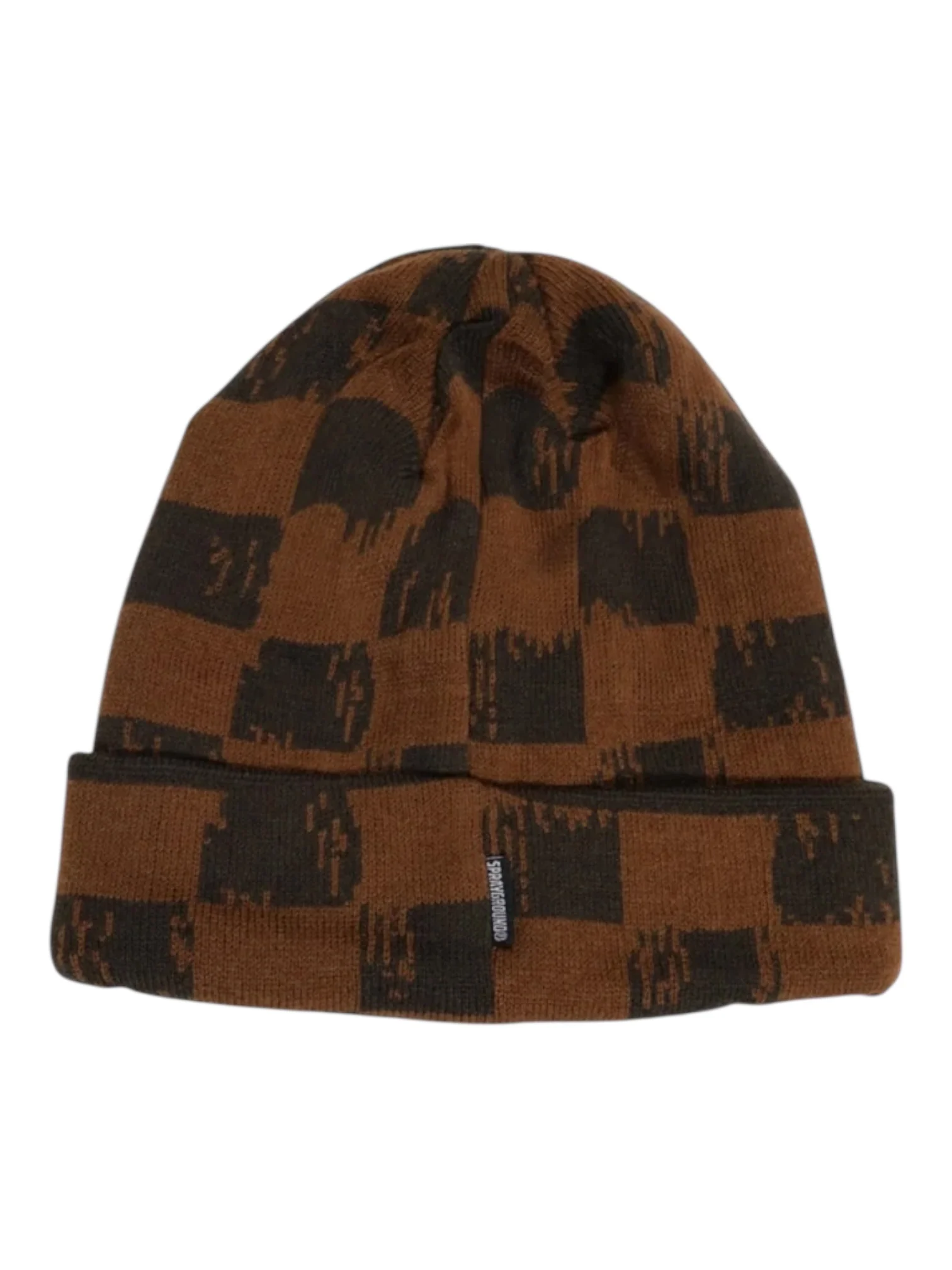 SPRAYGROUND Cappello Uomo SIP VANQUISH BEANIE SP15010BROWN BROWN - Image 2