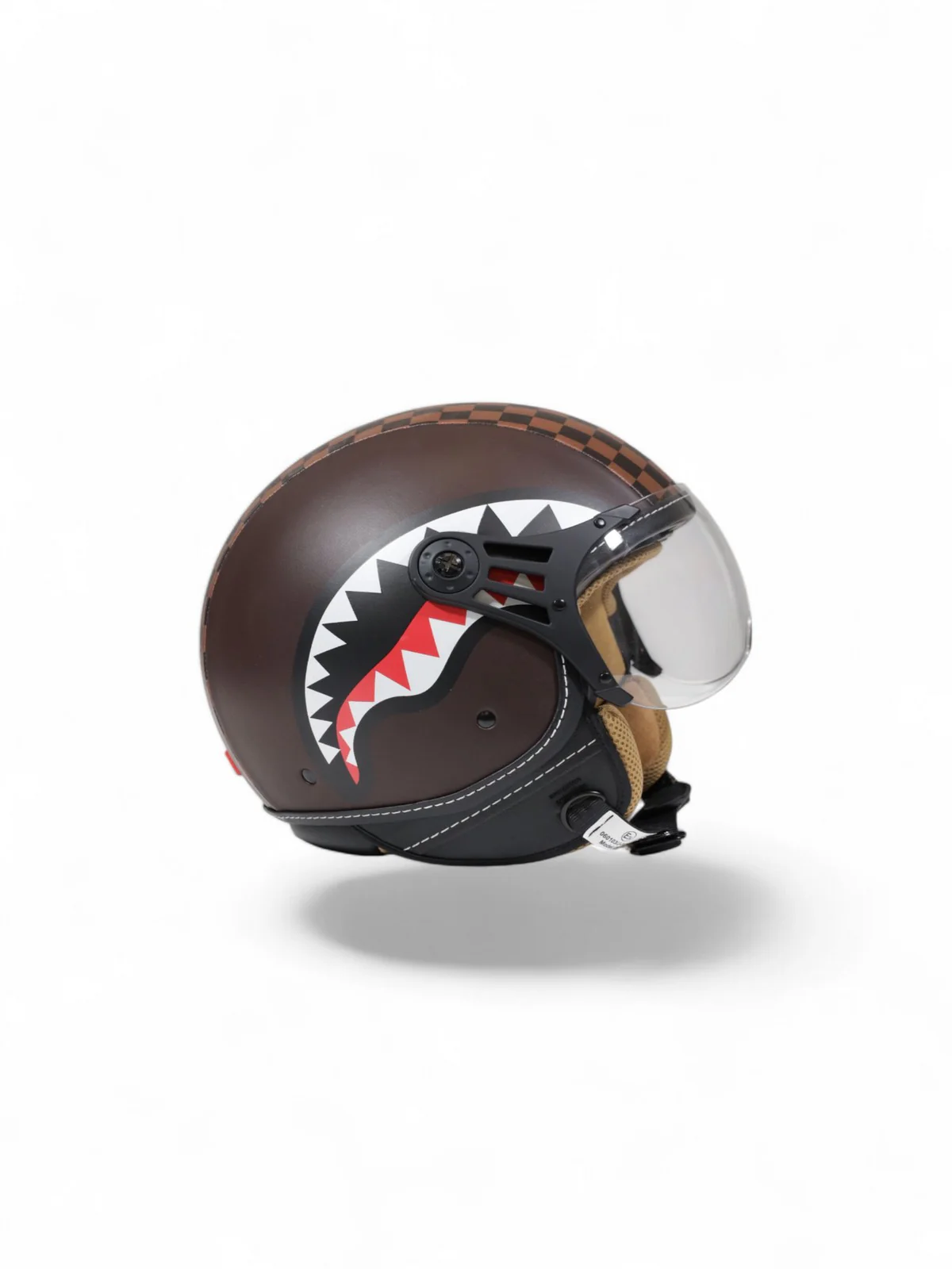 SPRAYGROUND Casco Uomo SHARKS IN PARIS HELMET OP01BROWN MARRONE - Image 3