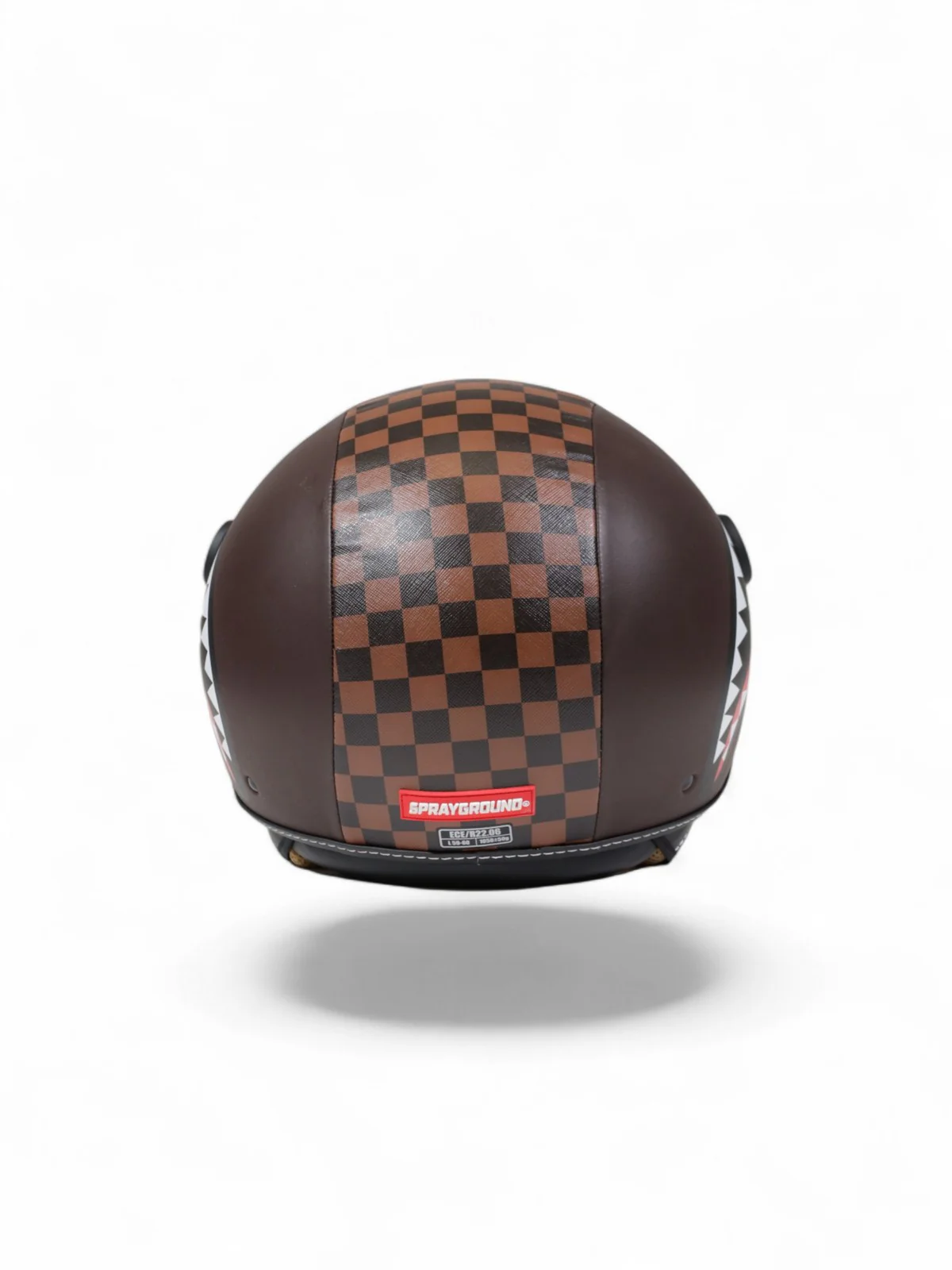 SPRAYGROUND Casco Uomo SHARKS IN PARIS HELMET OP01BROWN MARRONE - Image 4