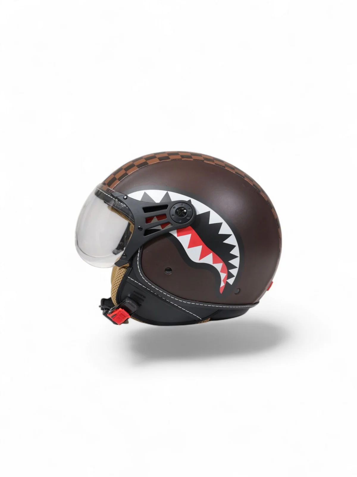 SPRAYGROUND Casco Uomo SHARKS IN PARIS HELMET OP01BROWN MARRONE - Image 5