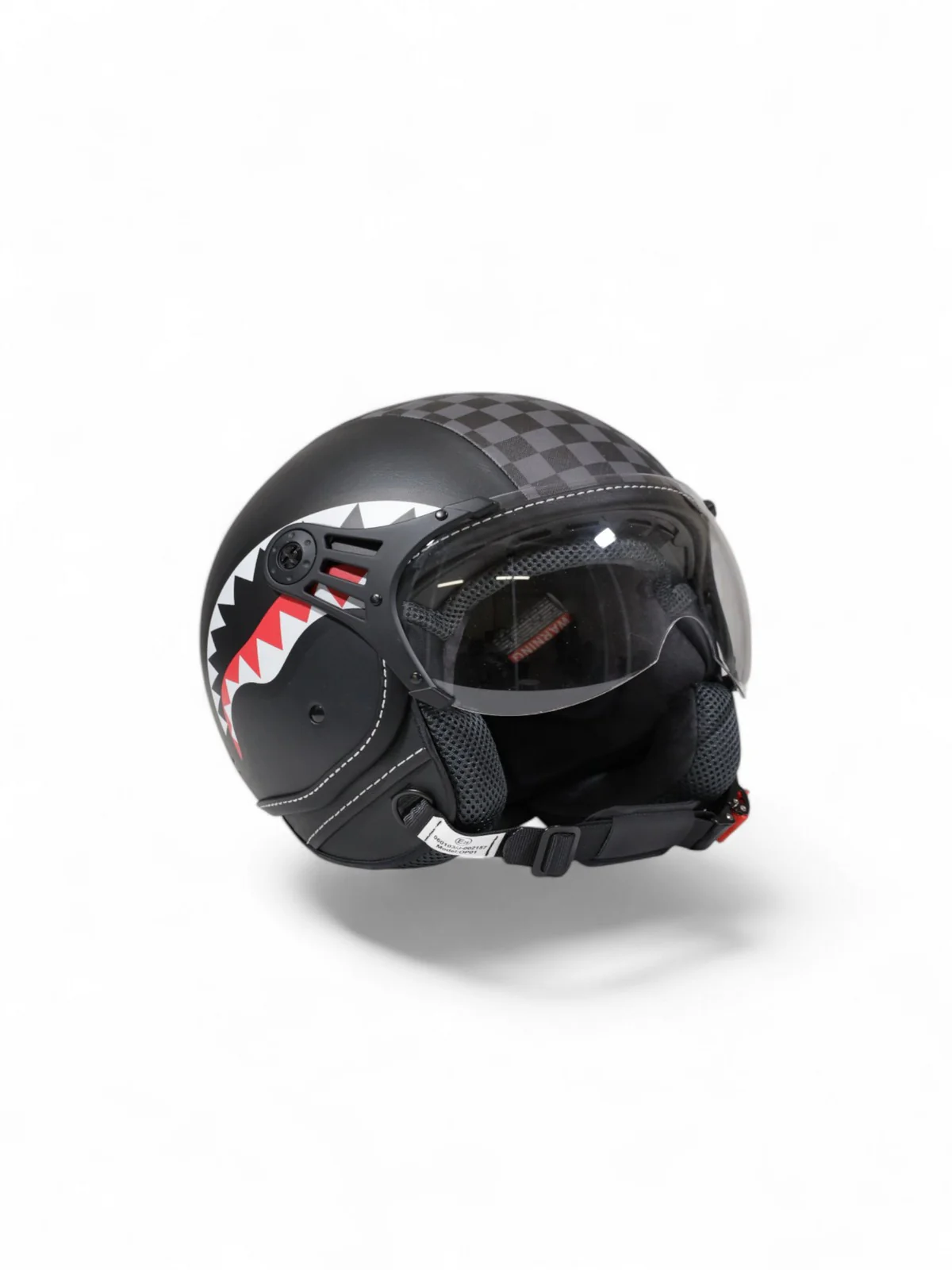 SPRAYGROUND Casco Uomo SHARKS IN PARIS HELMET OP01GREY GRIGIO - Image 5