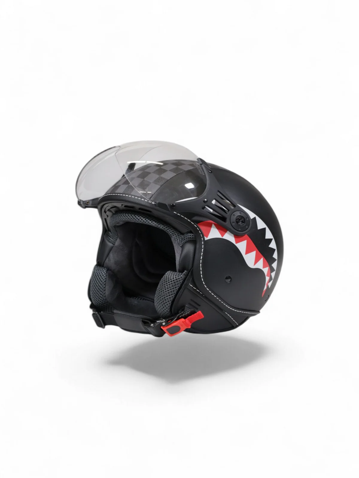 SPRAYGROUND Casco Uomo SHARKS IN PARIS HELMET OP01GREY GRIGIO - Image 8