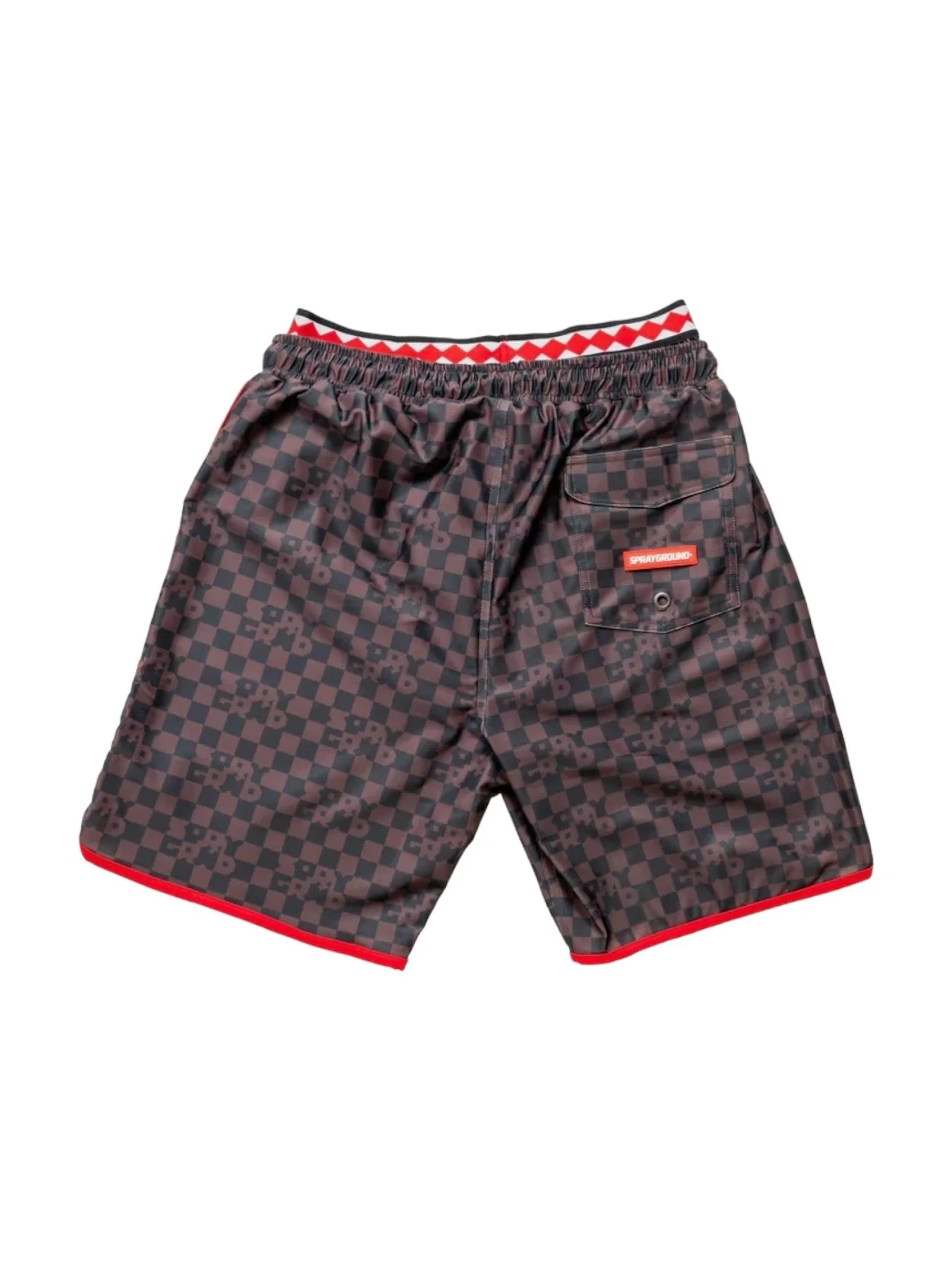 SPRAYGROUND Costume da bagno Uomo  SP501BRN Marrone - Image 2