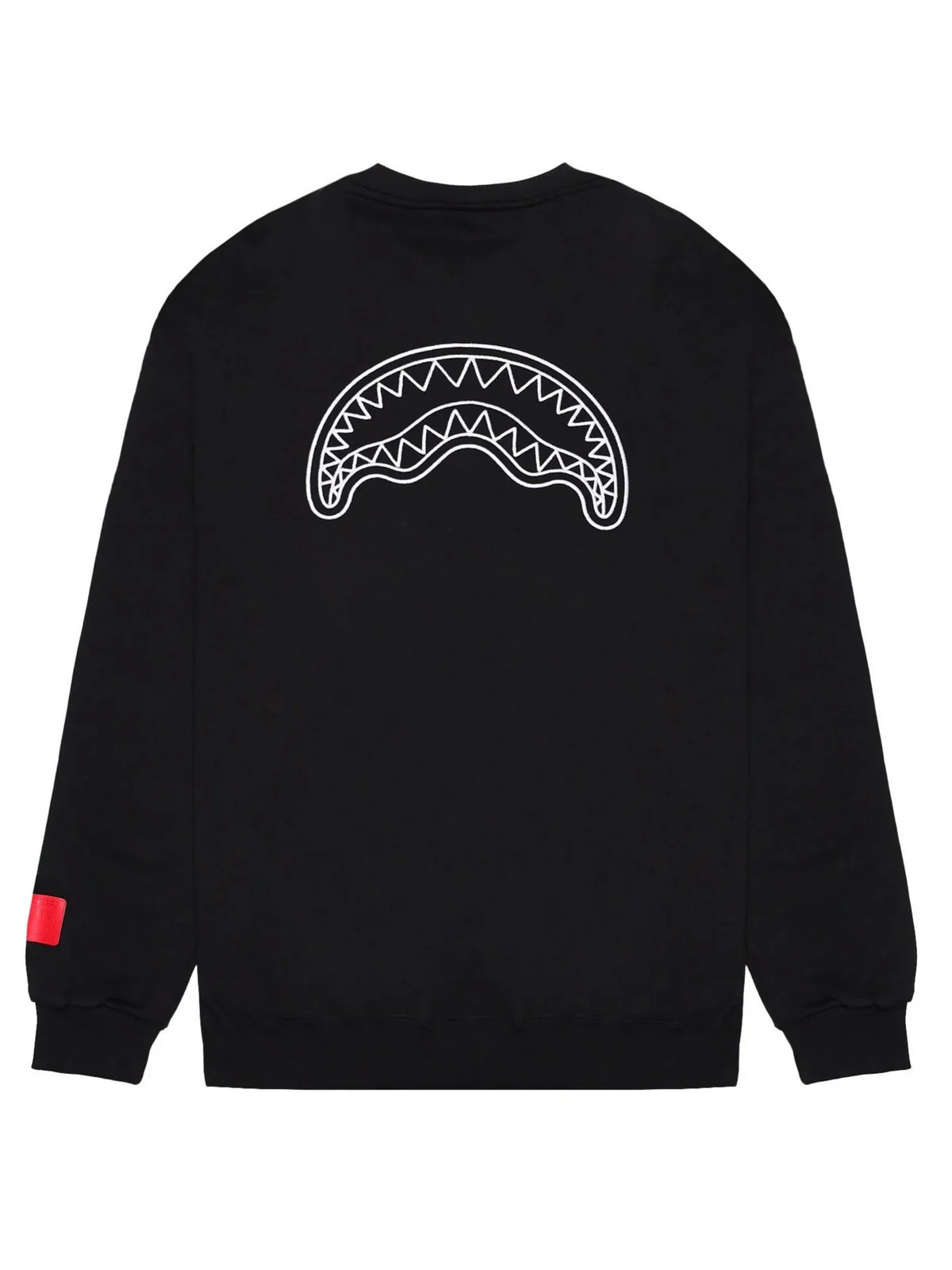 SPRAYGROUND Felpa Uomo BASIC BLK CREWNEK SP827G BLACK - Image 2
