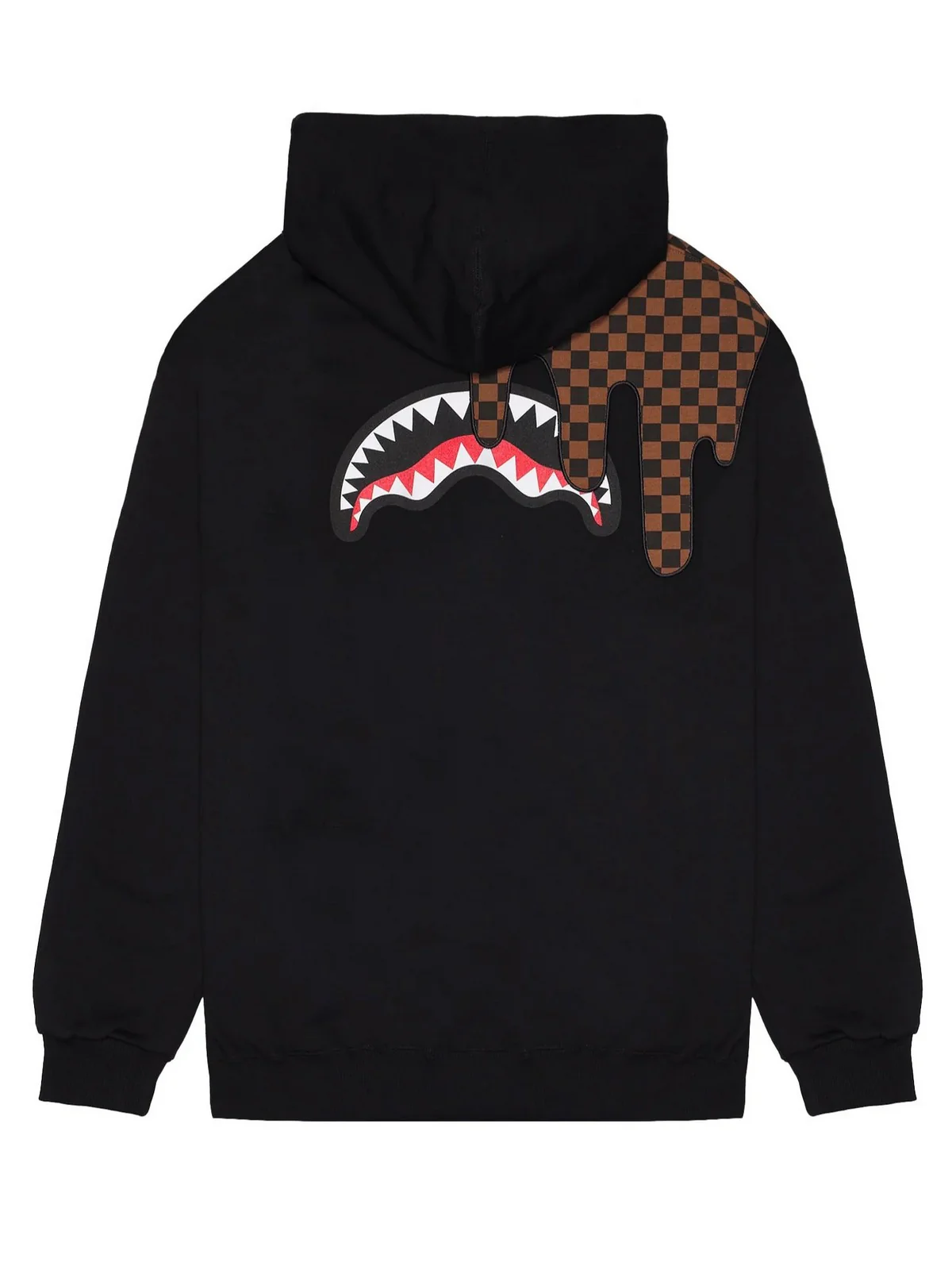 SPRAYGROUND Felpa Uomo DRIP HOODIE BRN SP686G BROWN - Image 2