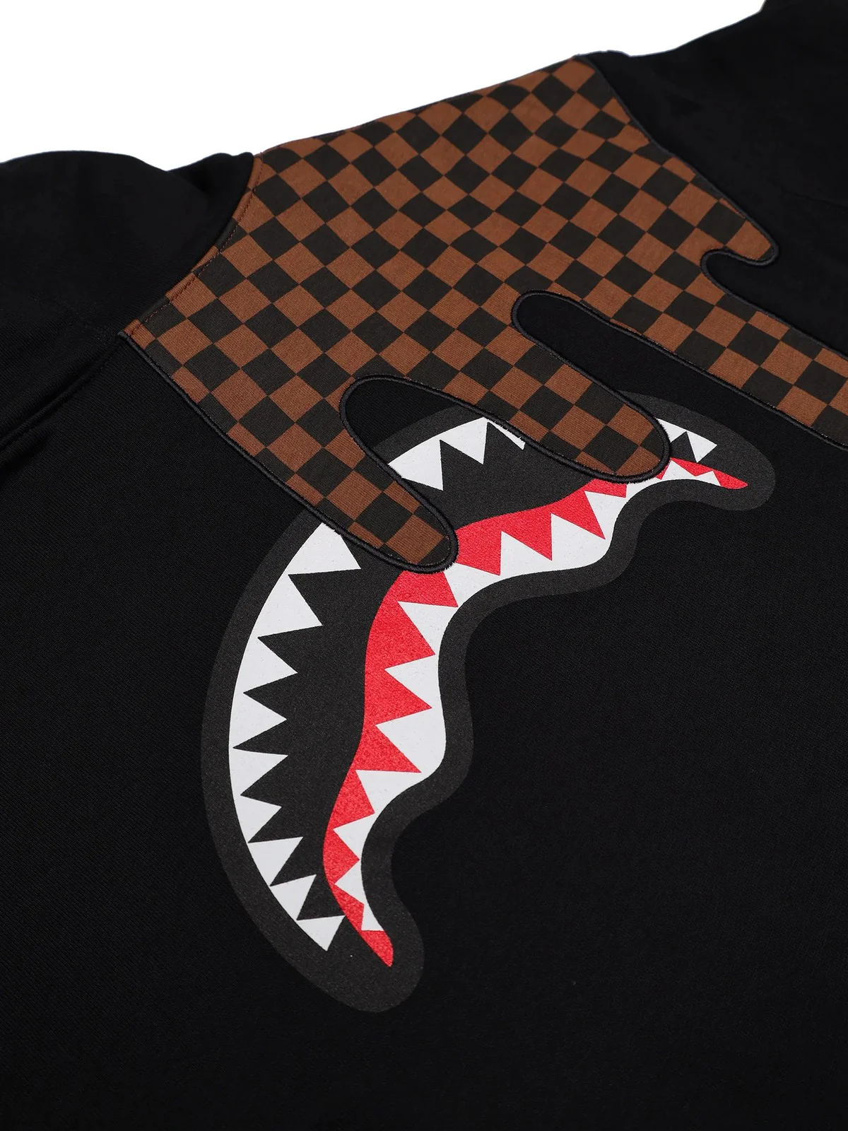 SPRAYGROUND Felpa Uomo DRIP HOODIE BRN SP686G BROWN - Image 3