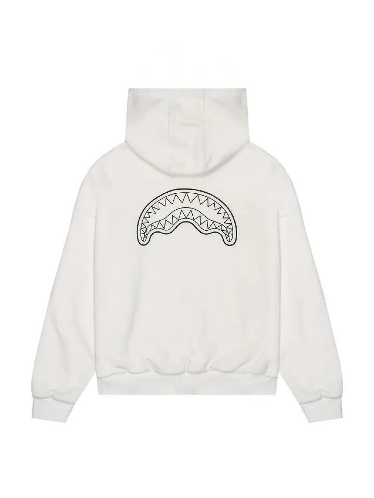 SPRAYGROUND Felpa Uomo SHARK CENTRAL PERFECT FULL-ZIP SP836GIVO IVORY - Image 2