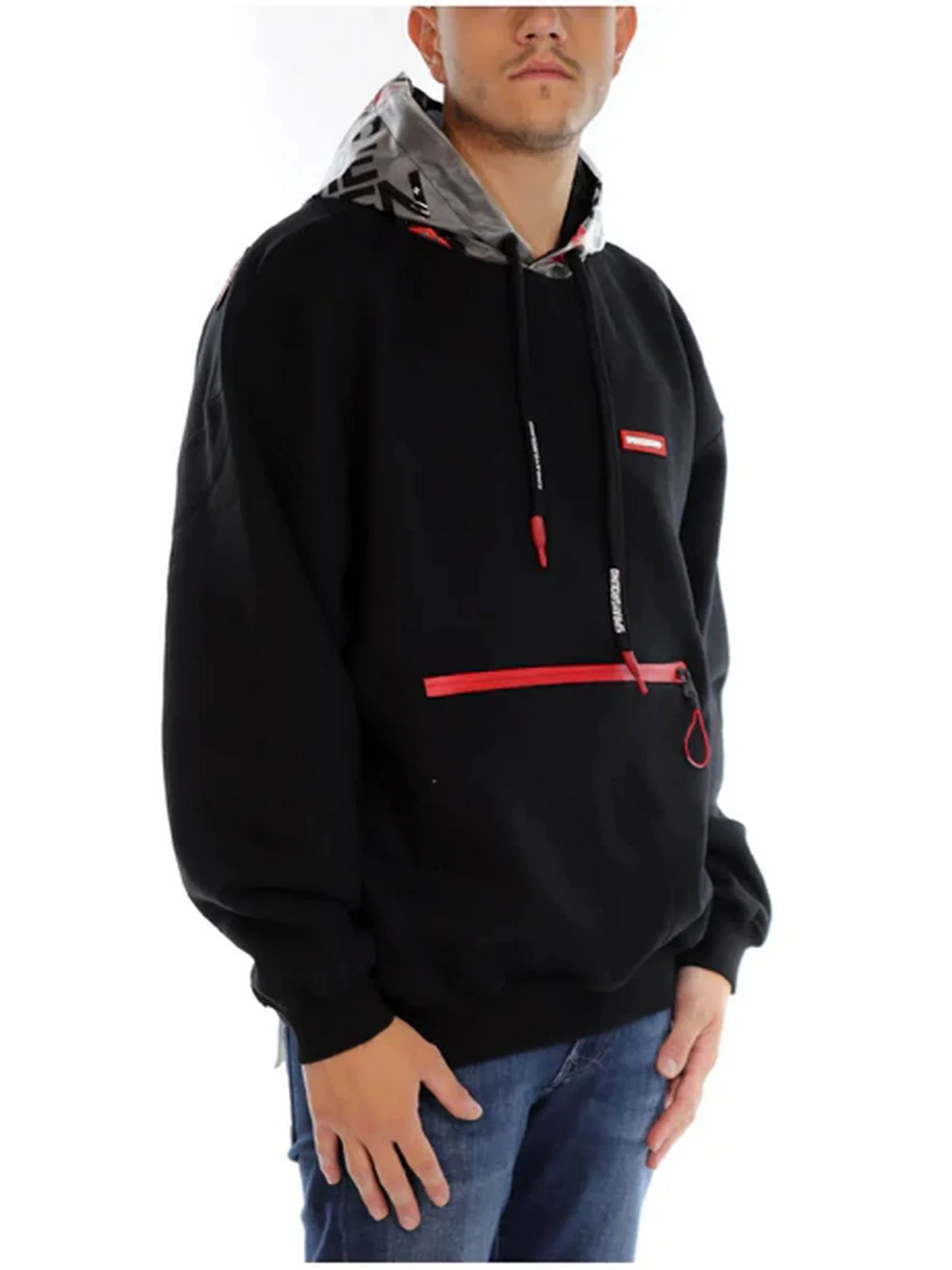 SPRAYGROUND Felpa Uomo  SP384 Nero - Image 2