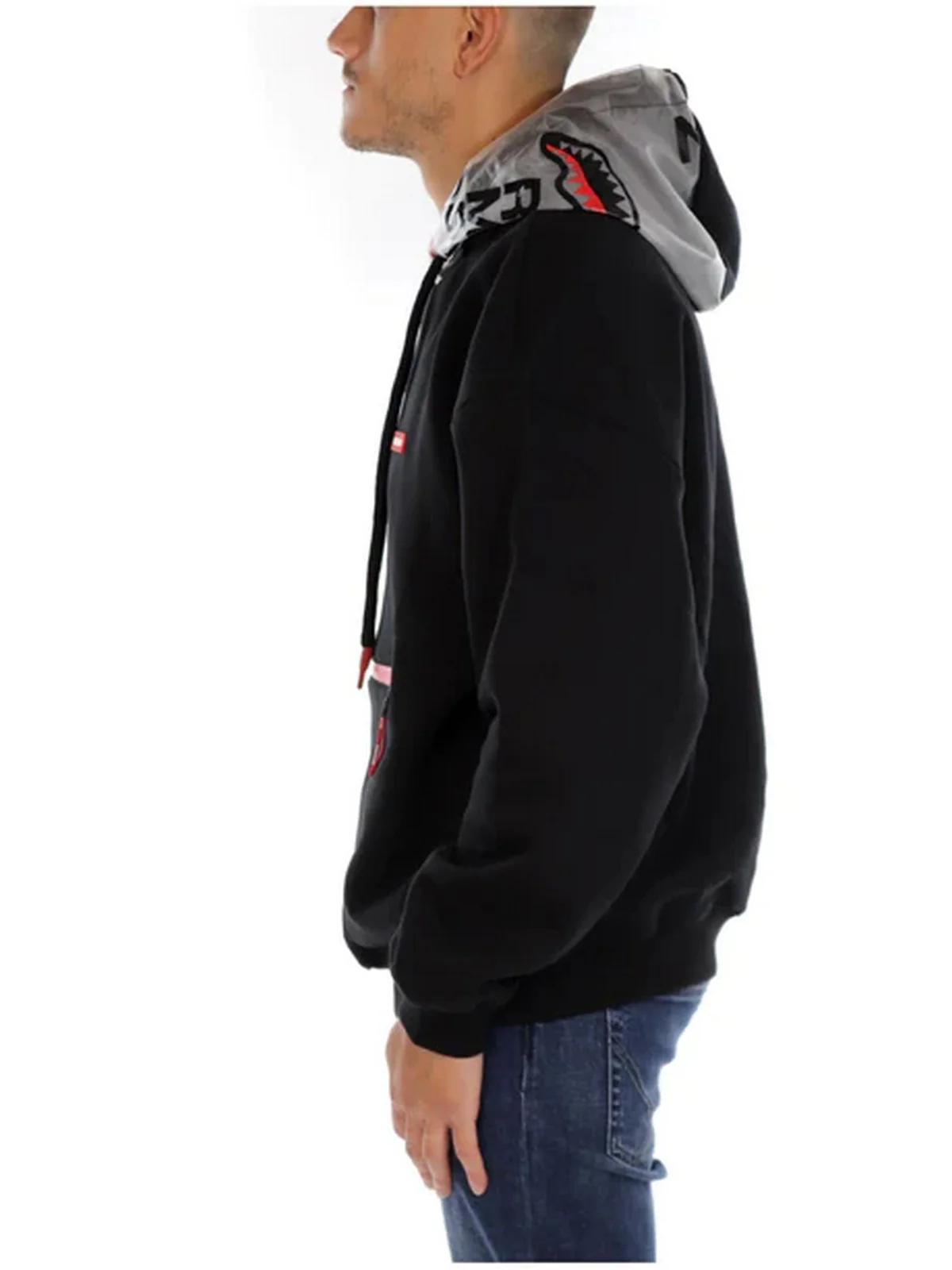 SPRAYGROUND Felpa Uomo  SP384 Nero - Image 3