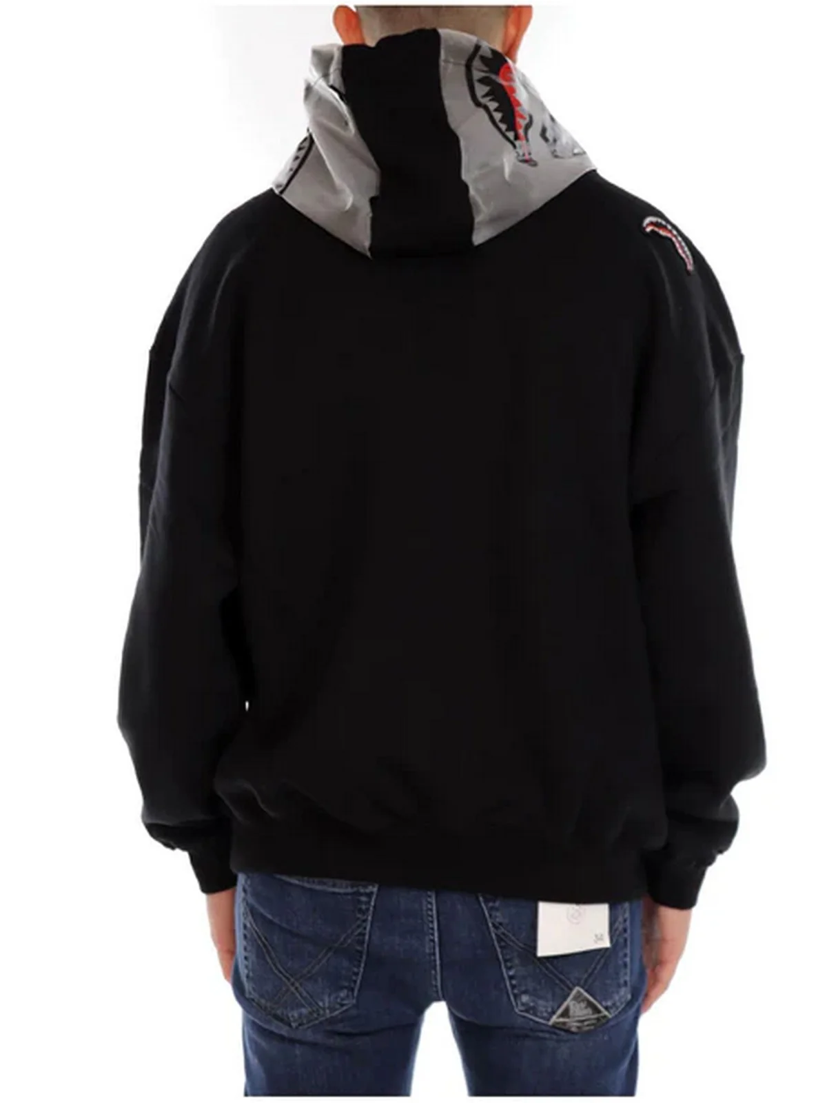 SPRAYGROUND Felpa Uomo  SP384 Nero - Image 4