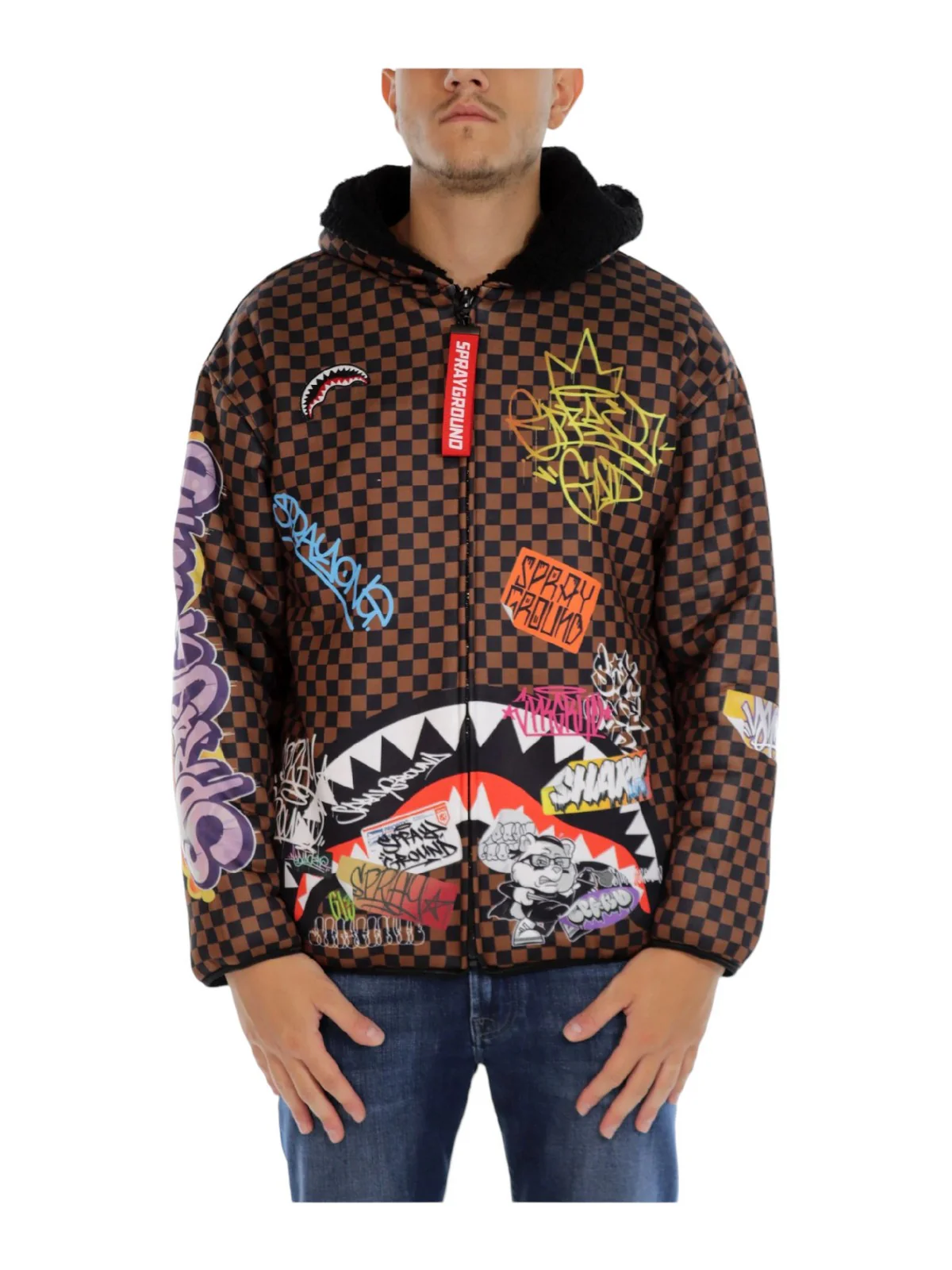 SPRAYGROUND Giubbino Uomo SP407 Marrone