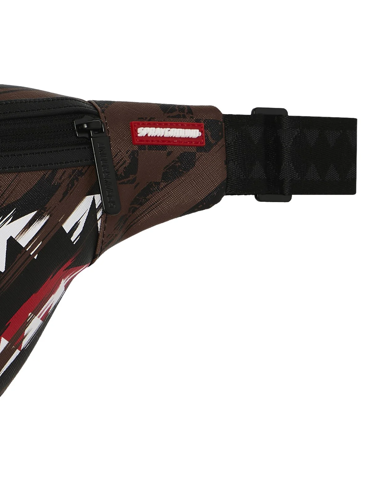 SPRAYGROUND Marsupio Unisex adulto SMEARED GRUNGE SAVVY CROSSBODY 910B8972NSZ Marrone - Image 3