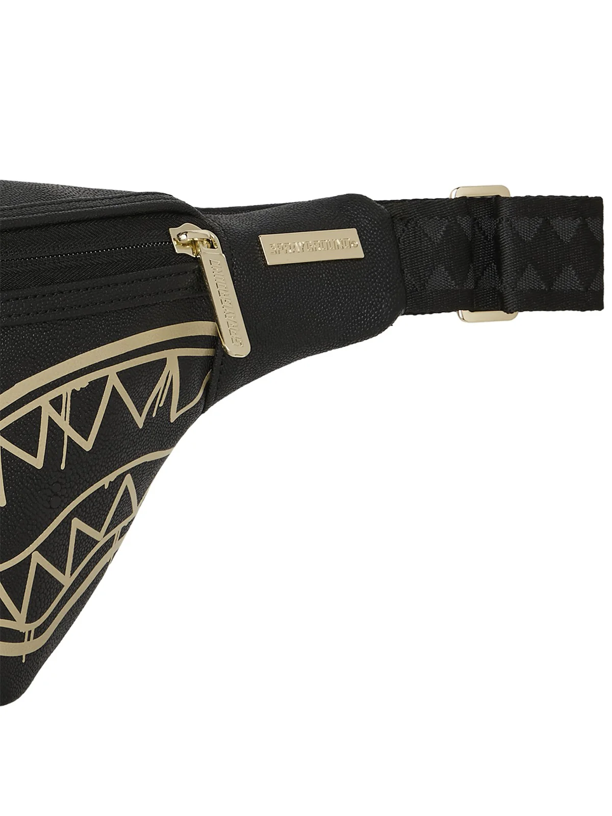 SPRAYGROUND Marsupio Unisex adulto THAT GOLD DRAP SAVVY CROSSBODY 910B8979NSZ Nero - Image 3
