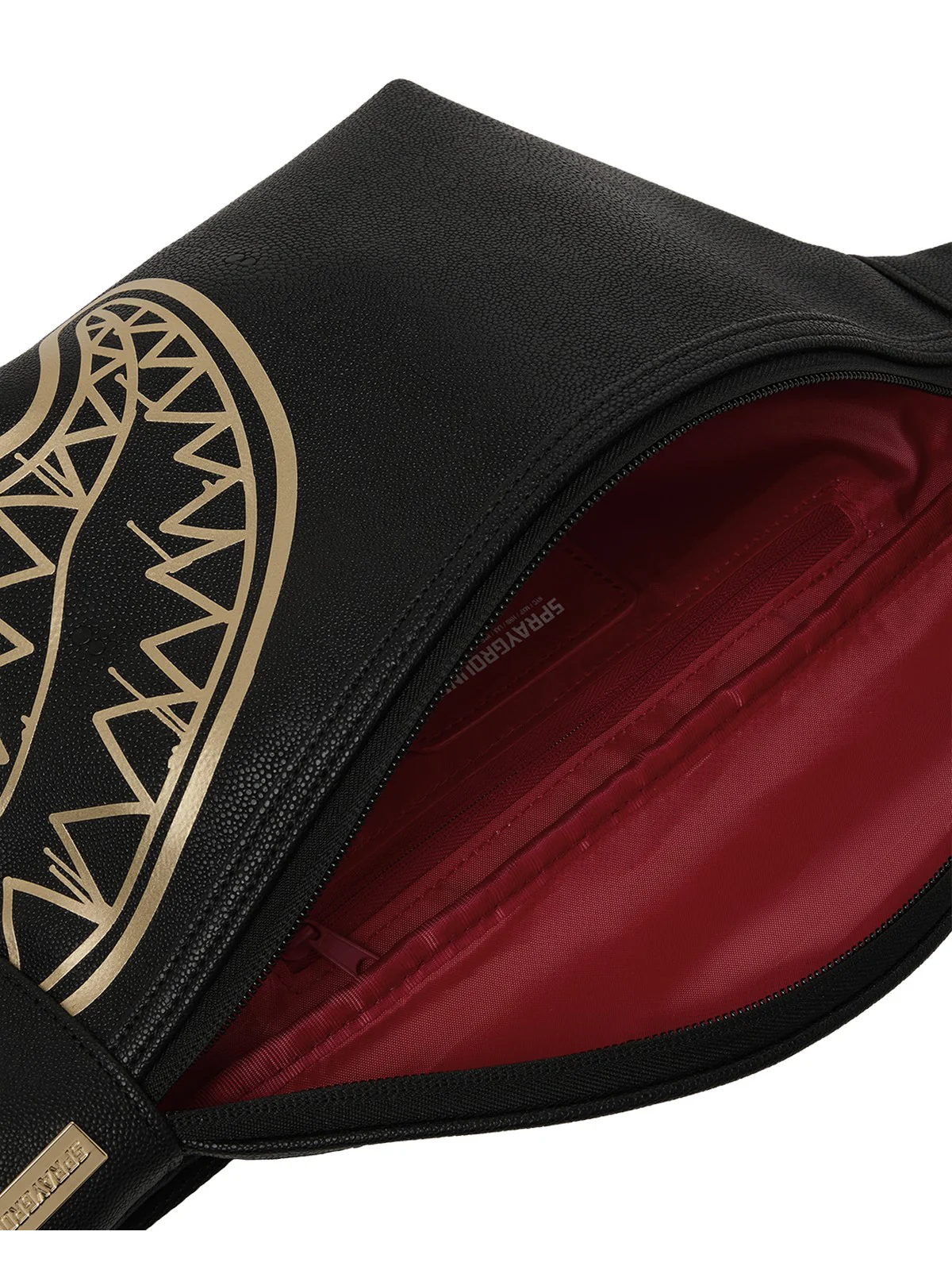 SPRAYGROUND Marsupio Unisex adulto THAT GOLD DRAP SAVVY CROSSBODY 910B8979NSZ Nero - Image 4