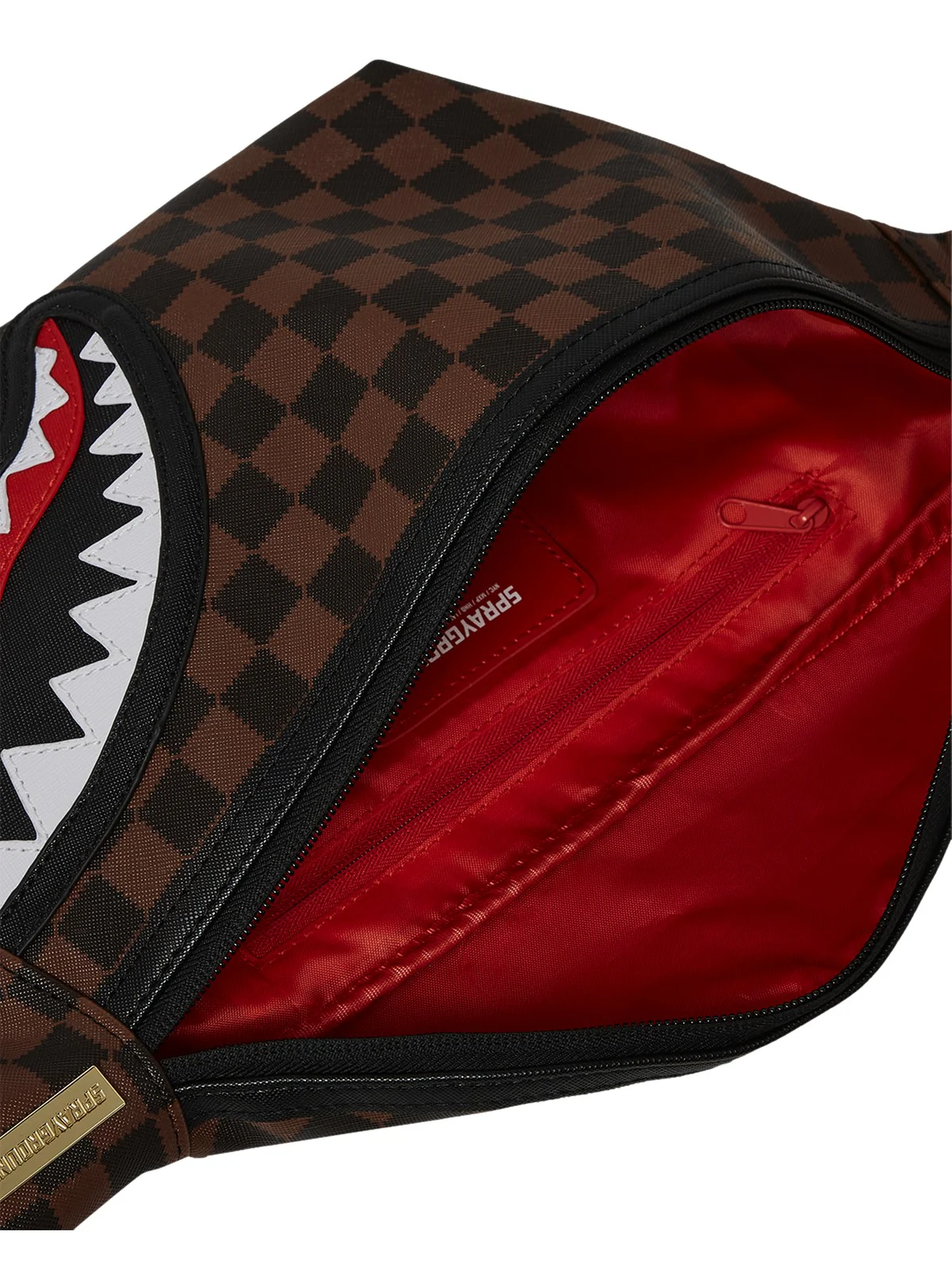 SPRAYGROUND Marsupio Uomo SAWTOOTH SHARKS IN PARIS SAVVY CROSSBODY 910B7844NSZ Nero - Image 4