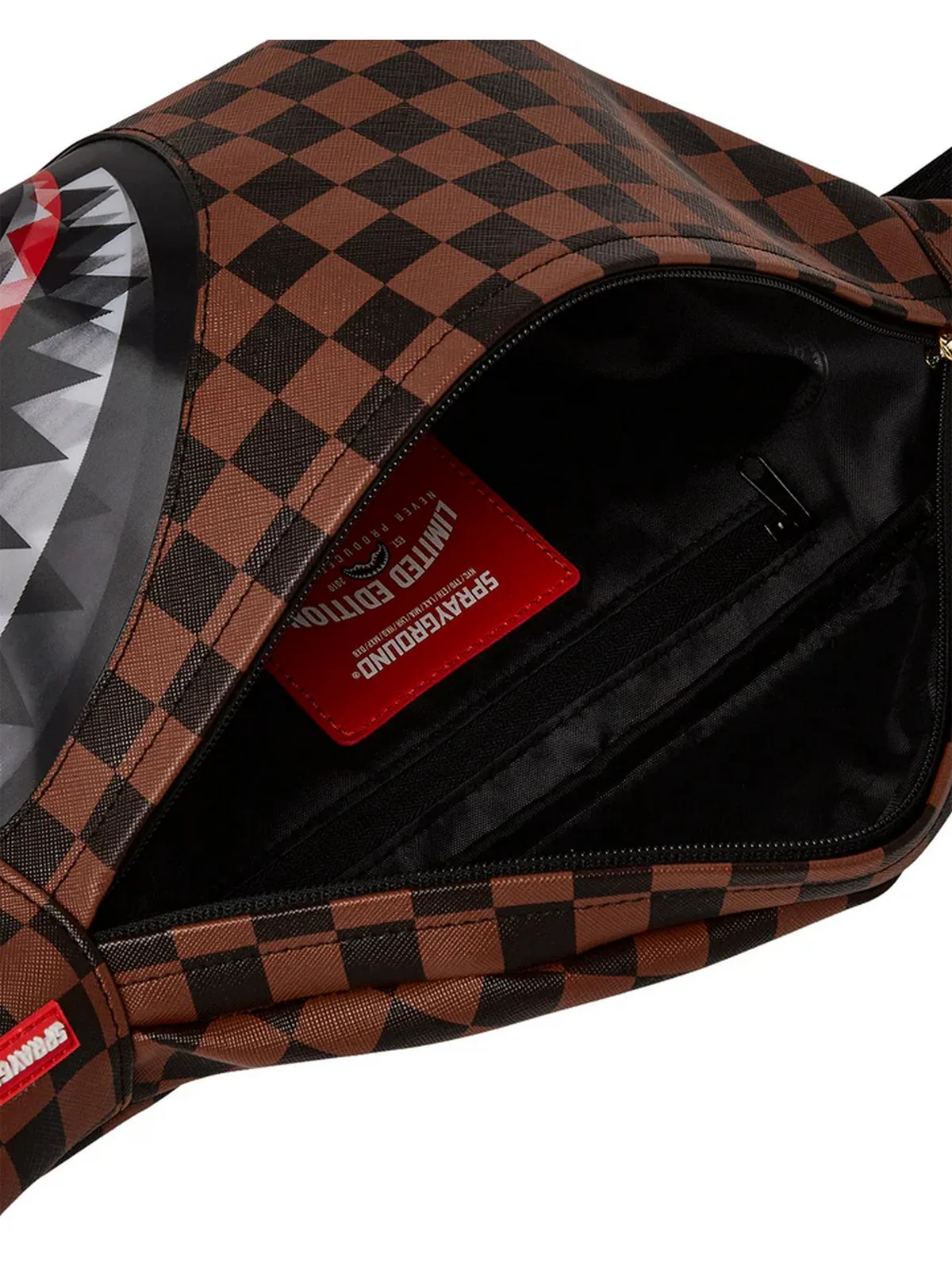 SPRAYGROUND Marsupio Uomo SIP LENTICULAR CHOMP CROSSBODY SAVVY 910B6523NSZ Marrone - Image 2