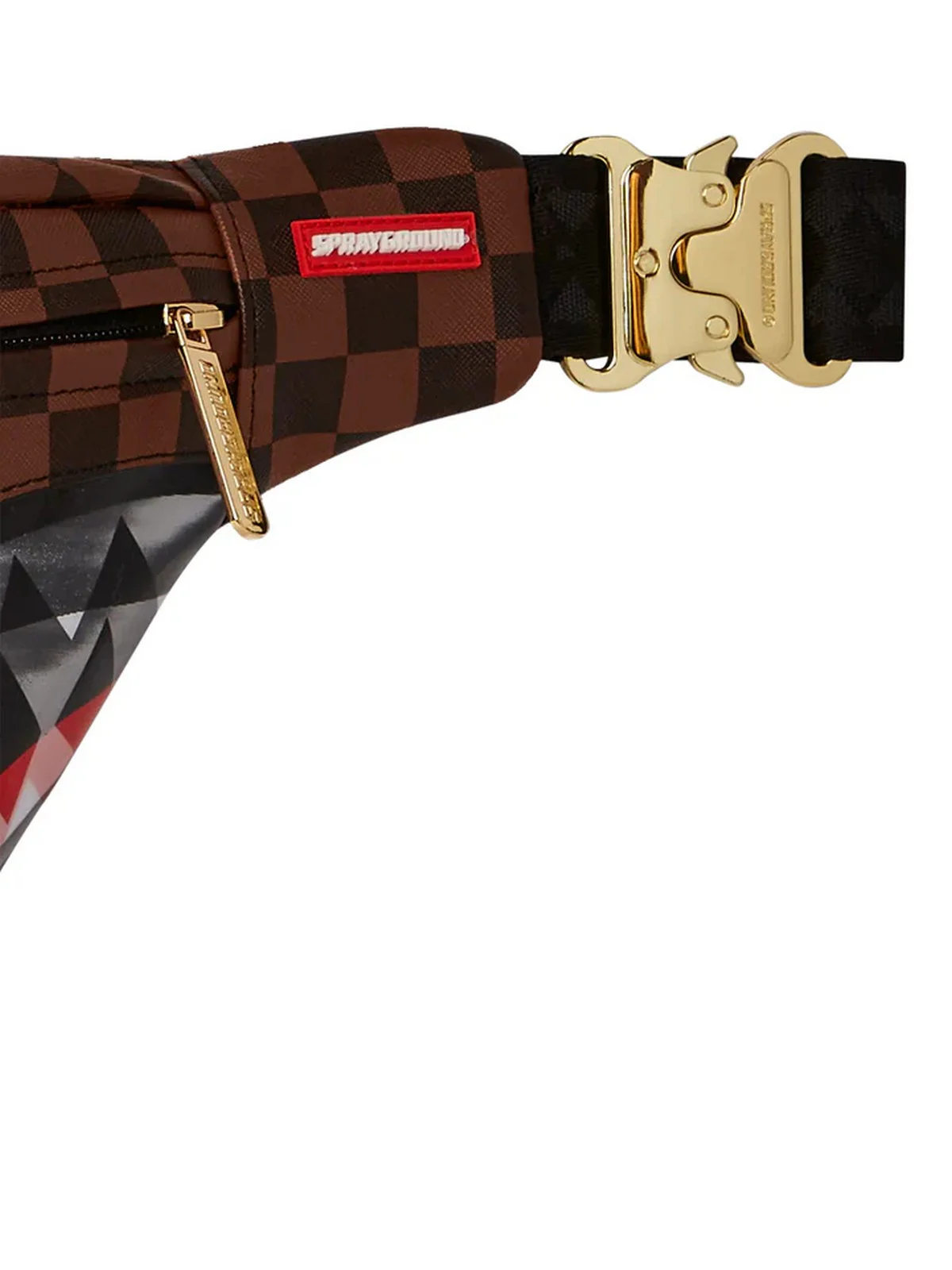 SPRAYGROUND Marsupio Uomo SIP LENTICULAR CHOMP CROSSBODY SAVVY 910B6523NSZ Marrone - Image 3
