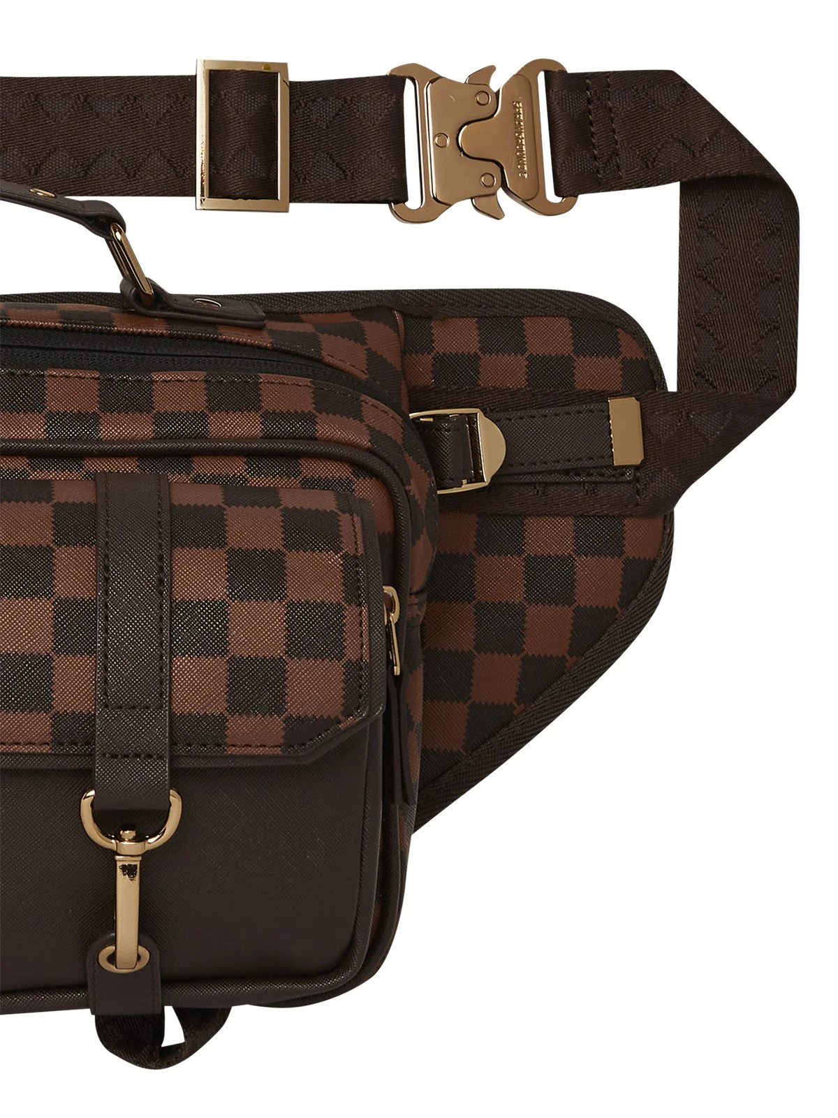 SPRAYGROUND Marsupio Uomo SPEC OPS PIXEL EMBOSS CROSSBODY CARGO 910B7454NSZ Marrone - Image 3