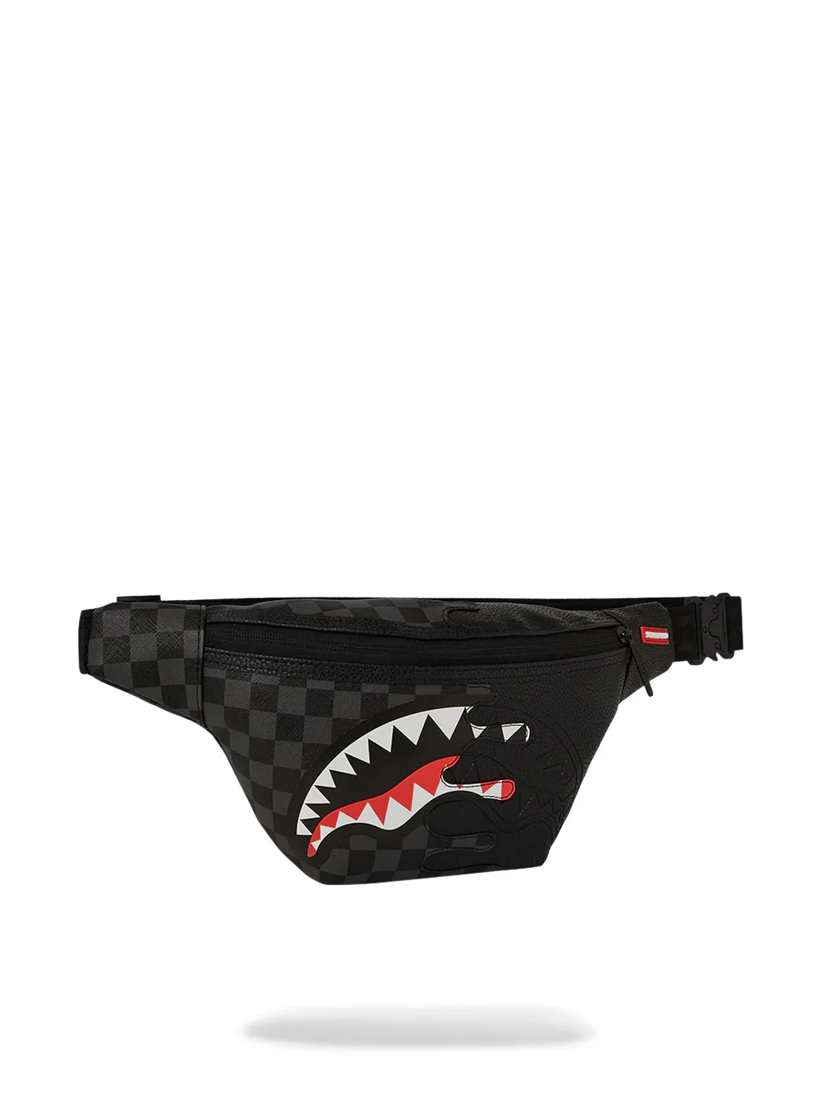 SPRAYGROUND Marsupio Uomo UNFINISHED SHARK CROSSBODY 910B7484NSZ Grigio - Image 2