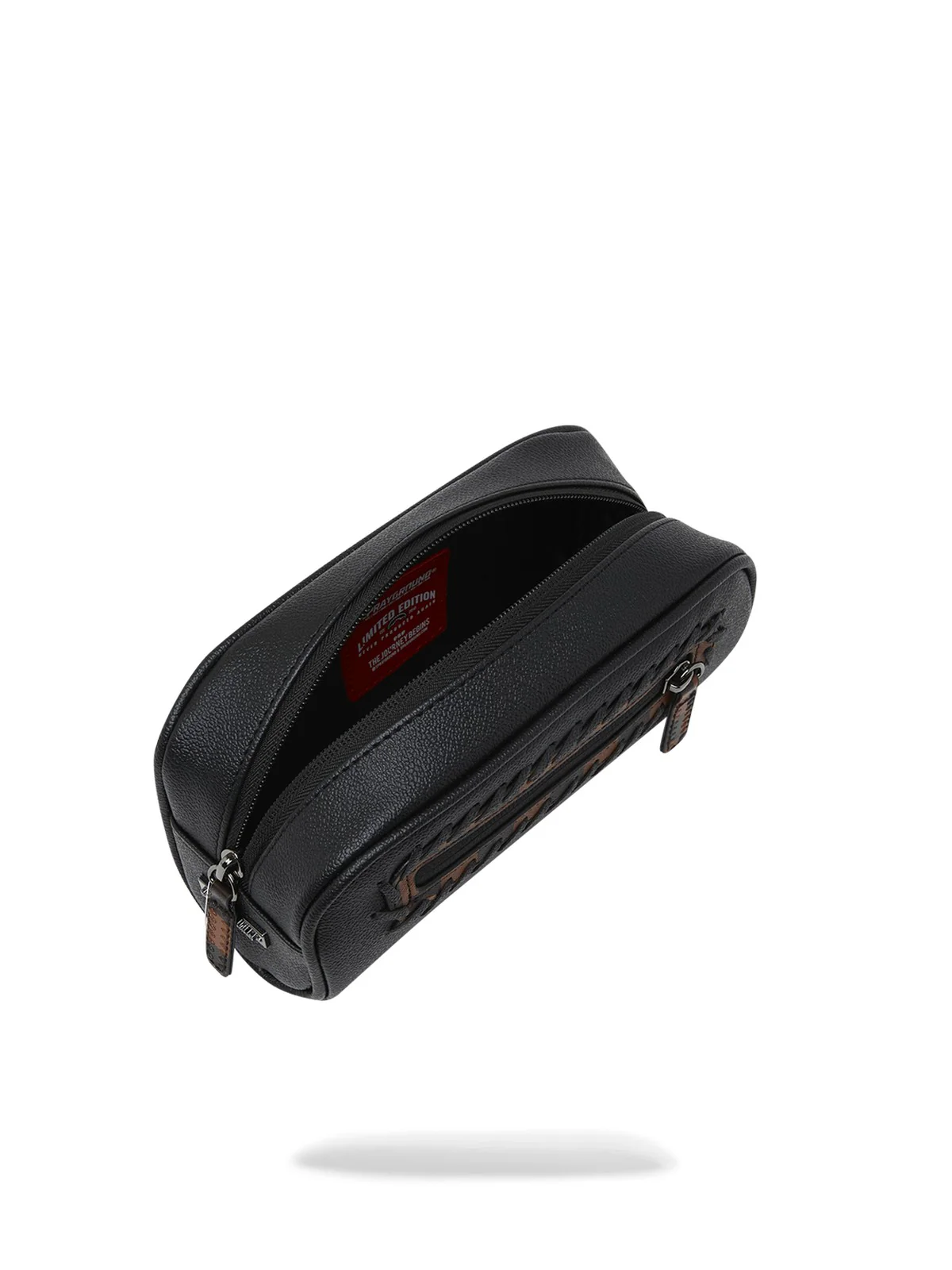 SPRAYGROUND Pochette Unisex adulto DOSE OF CHECK DEUX POUCH 910B8023NSZ Nero - Image 3