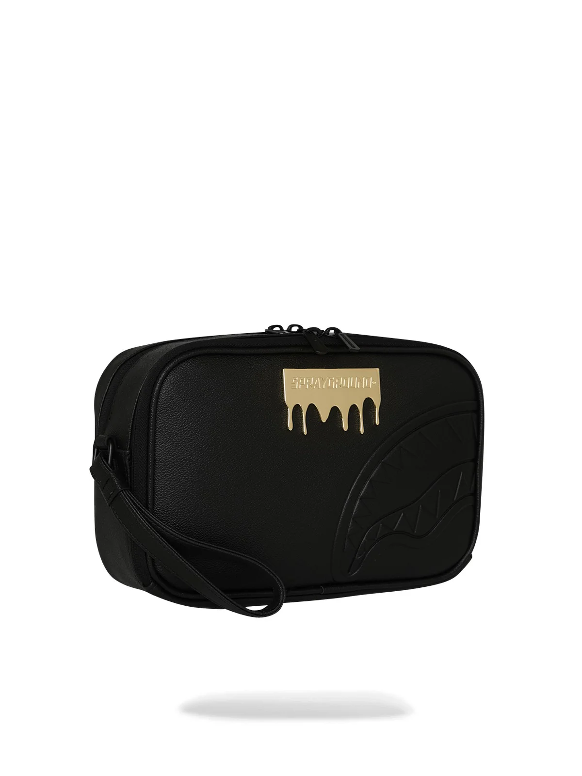SPRAYGROUND Pochette Unisex adulto GOLD BRICK LUX BRICK TOLETRY BRICK 910B9043NSZ Nero - Image 2