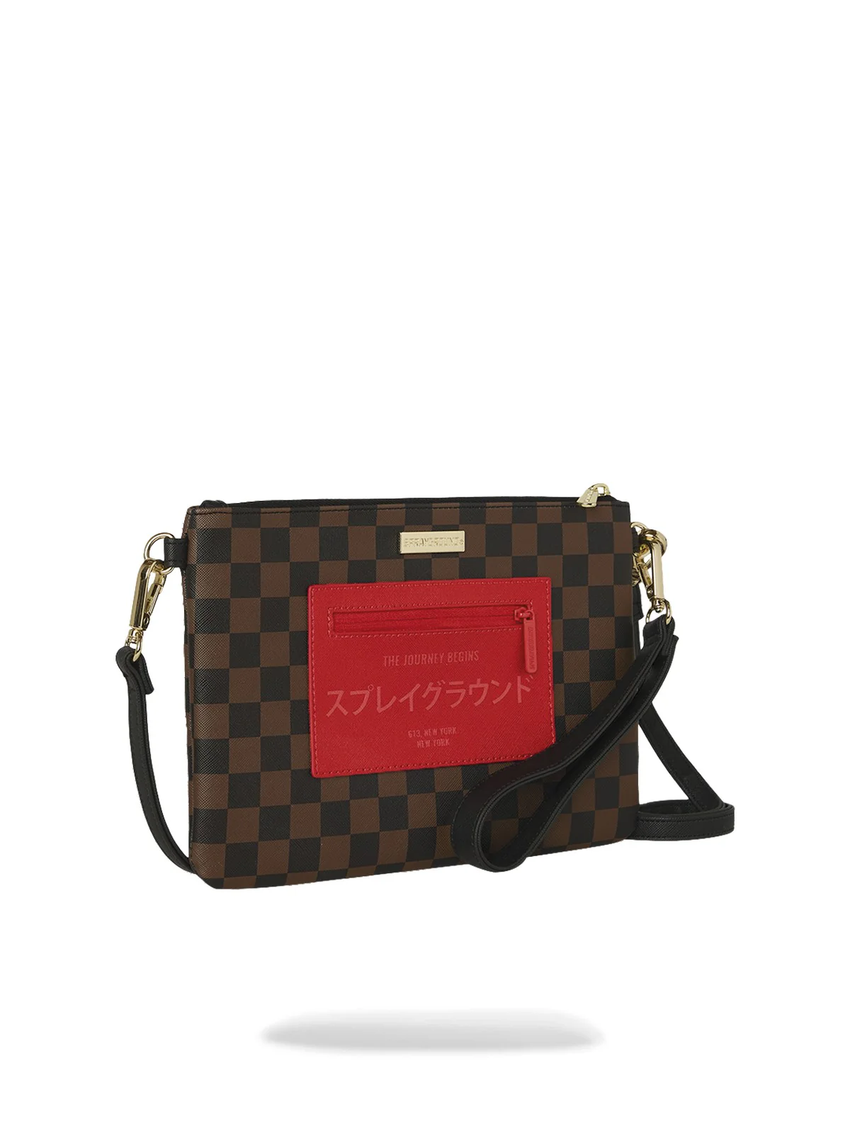 SPRAYGROUND Pochette Unisex adulto RED REDEMPTION CROSSBODY POUCHETTE 910B8900NSZ Marrone - Image 2