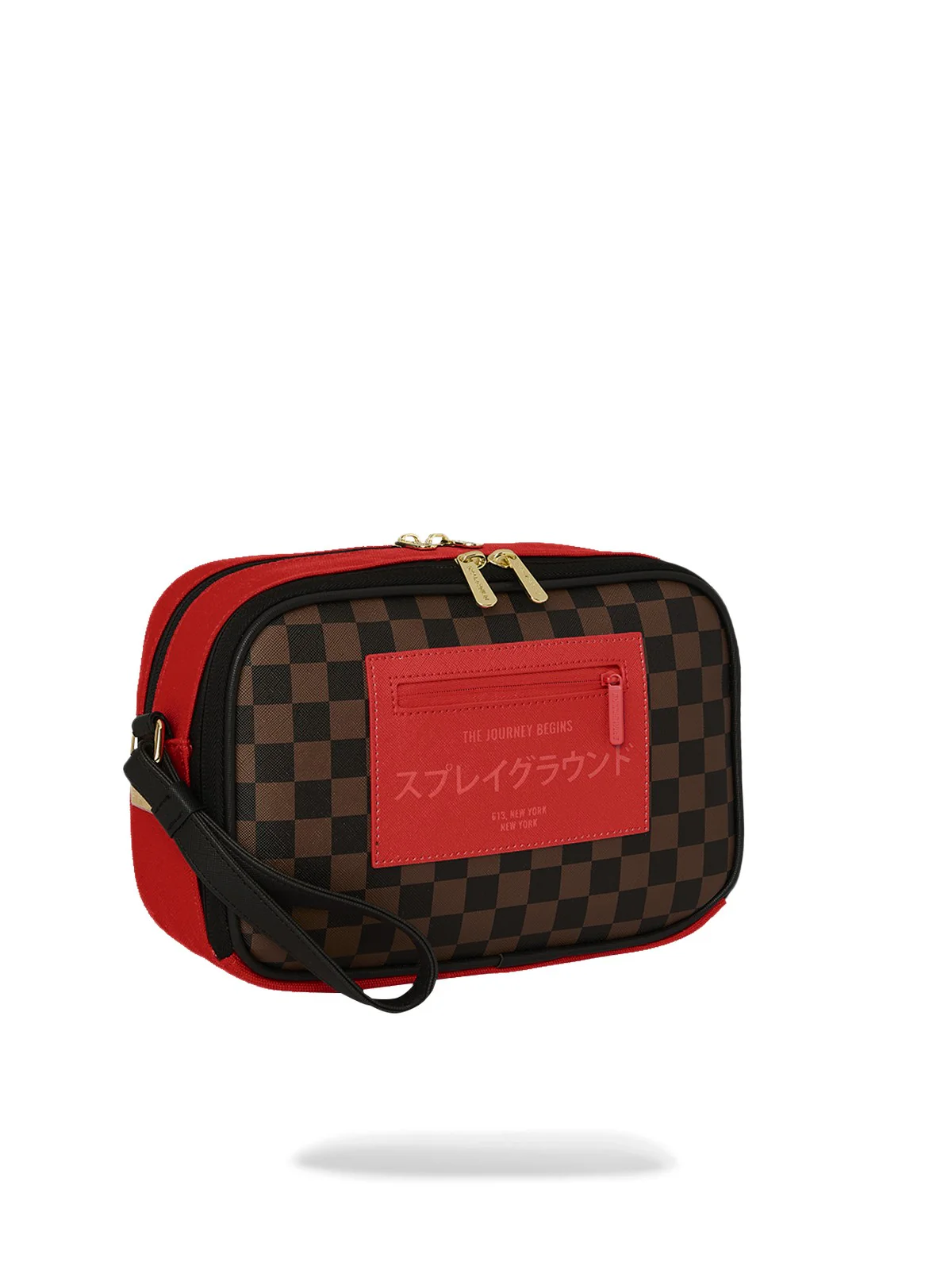 SPRAYGROUND Pochette Unisex adulto RED REDEMPTION MONTE TOILETRY BRICK 910B8899NSZ Marrone - Image 2