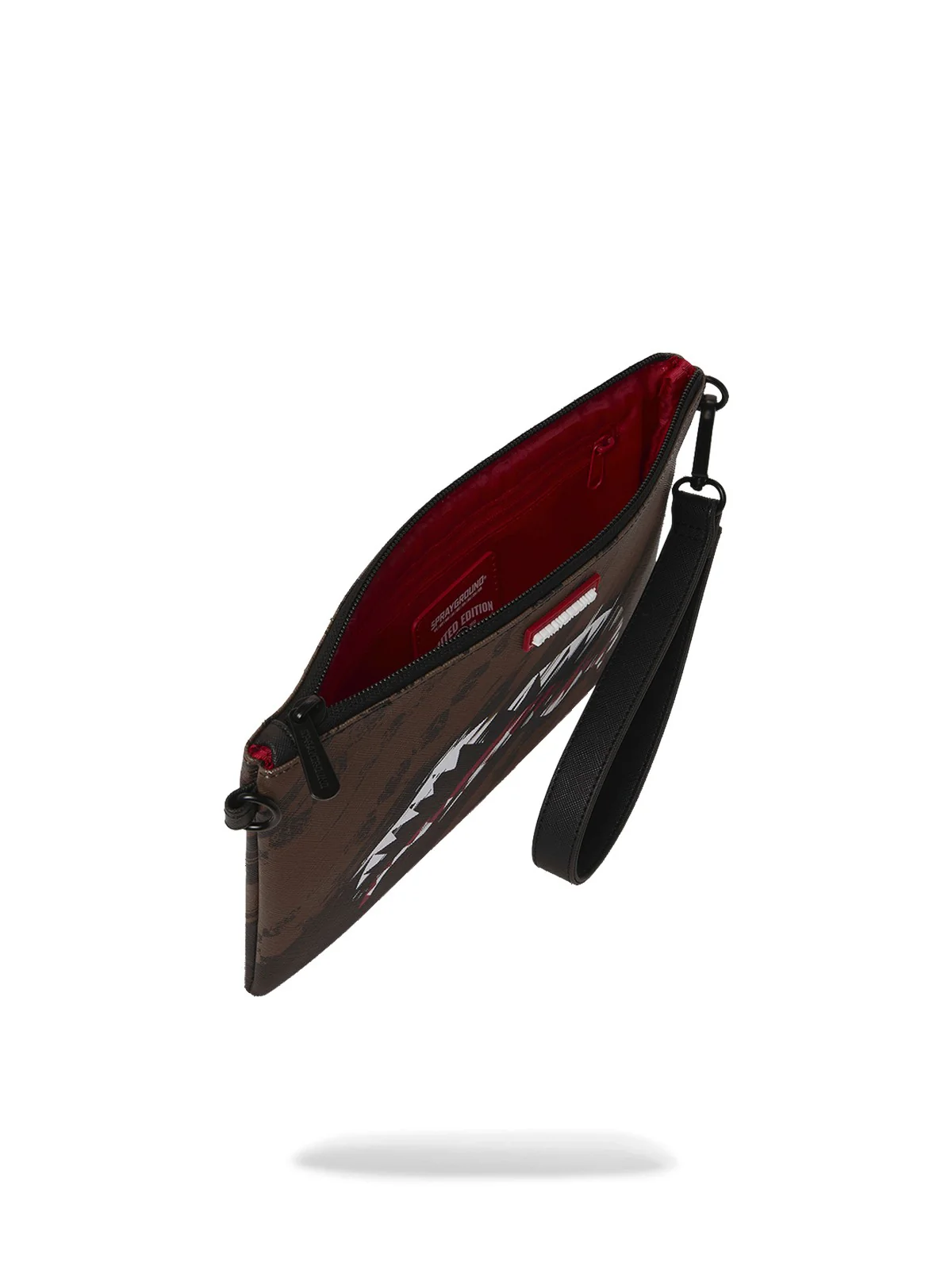 SPRAYGROUND Pochette Unisex adulto SMEARED GRUNGE CROSSBODY POUCHETTE 910B8969NSZ Marrone - Image 5